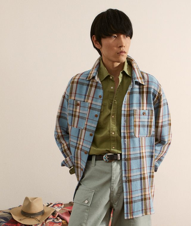 Work Camicia In Cotone A Quadri