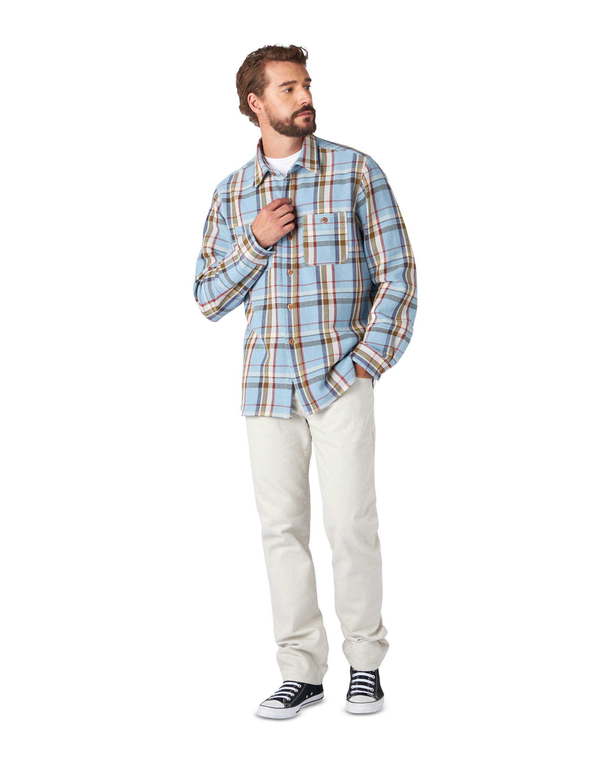 Work Camicia In Cotone A Quadri