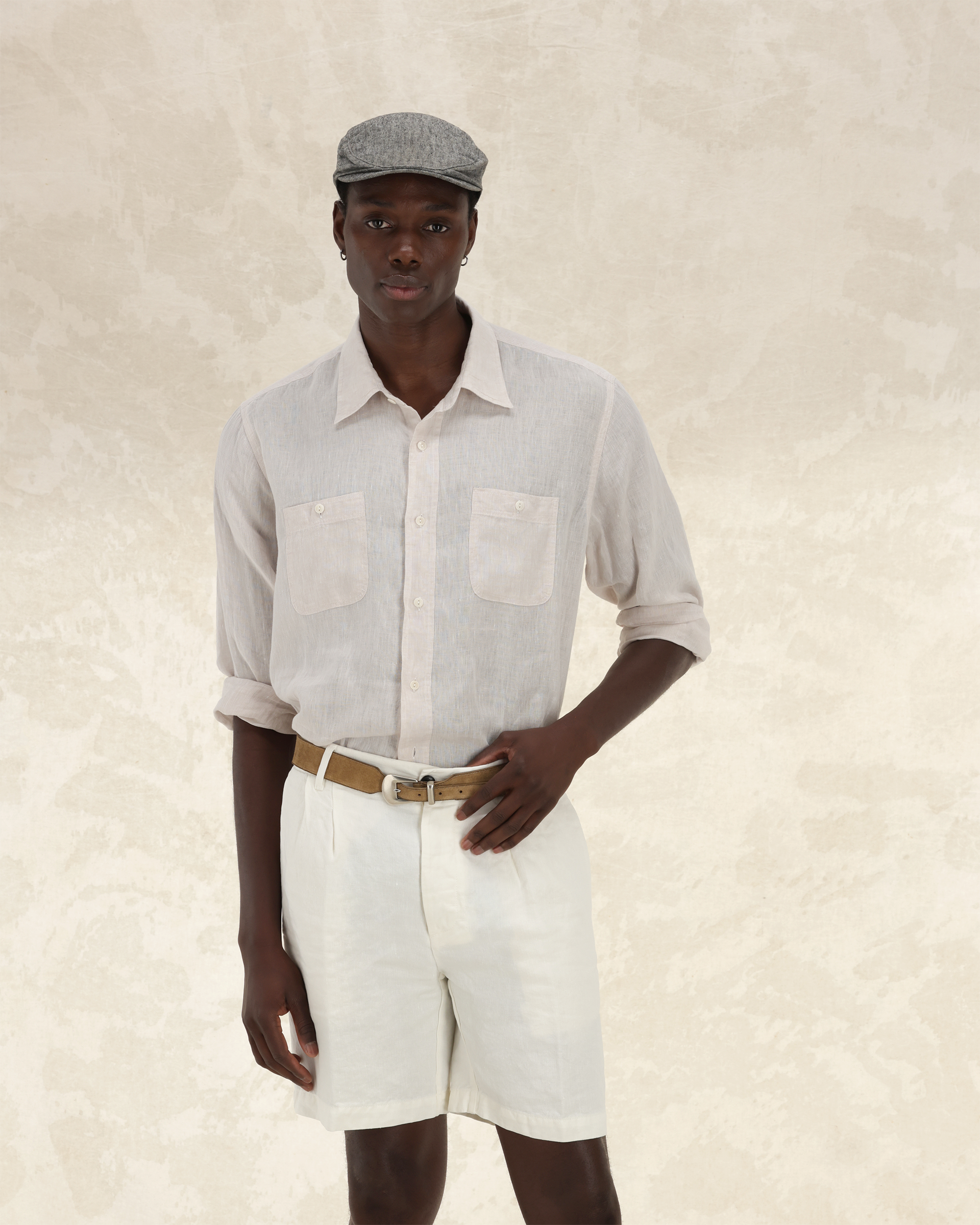 Work Camicia In Lino