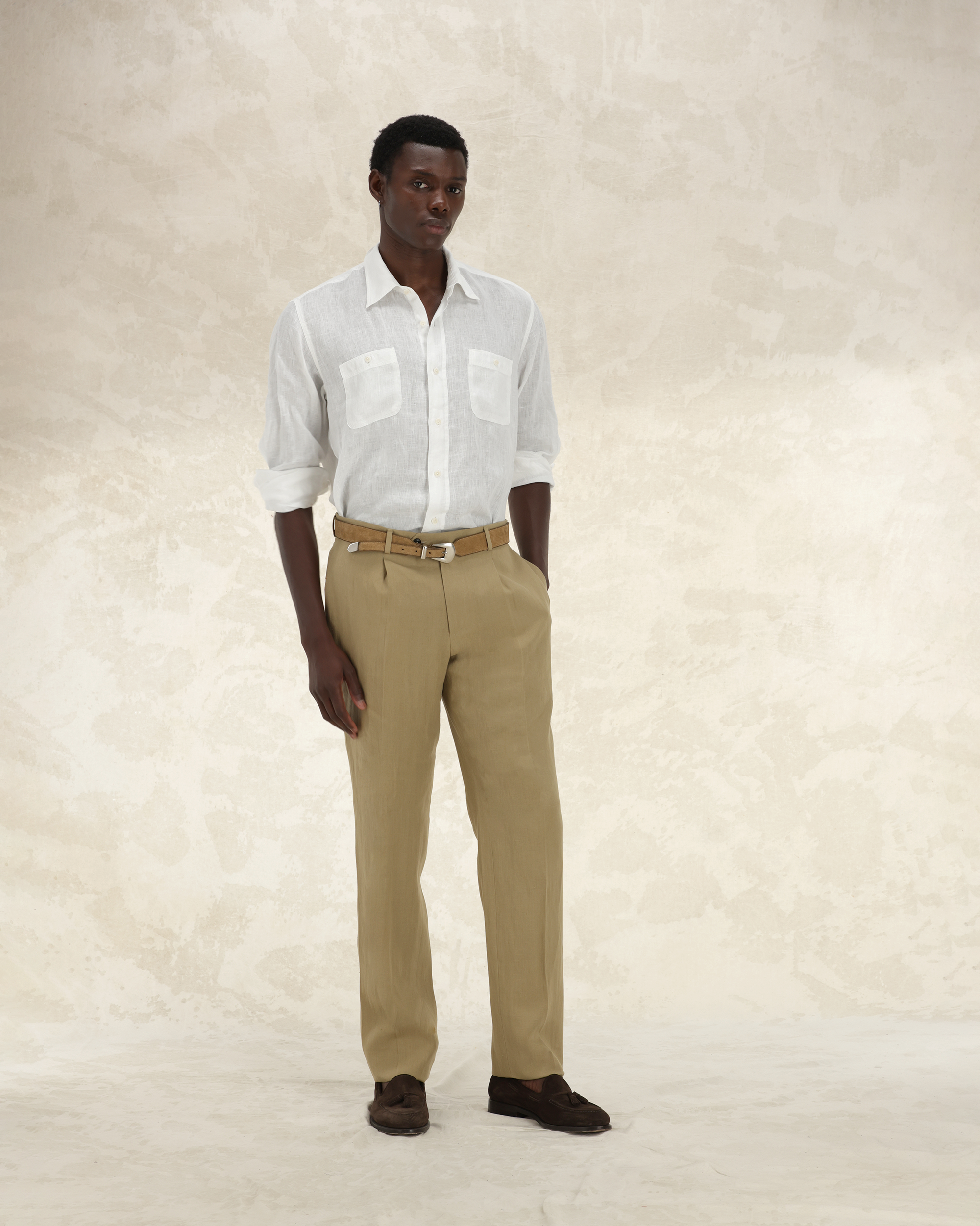 Work Camicia In Lino