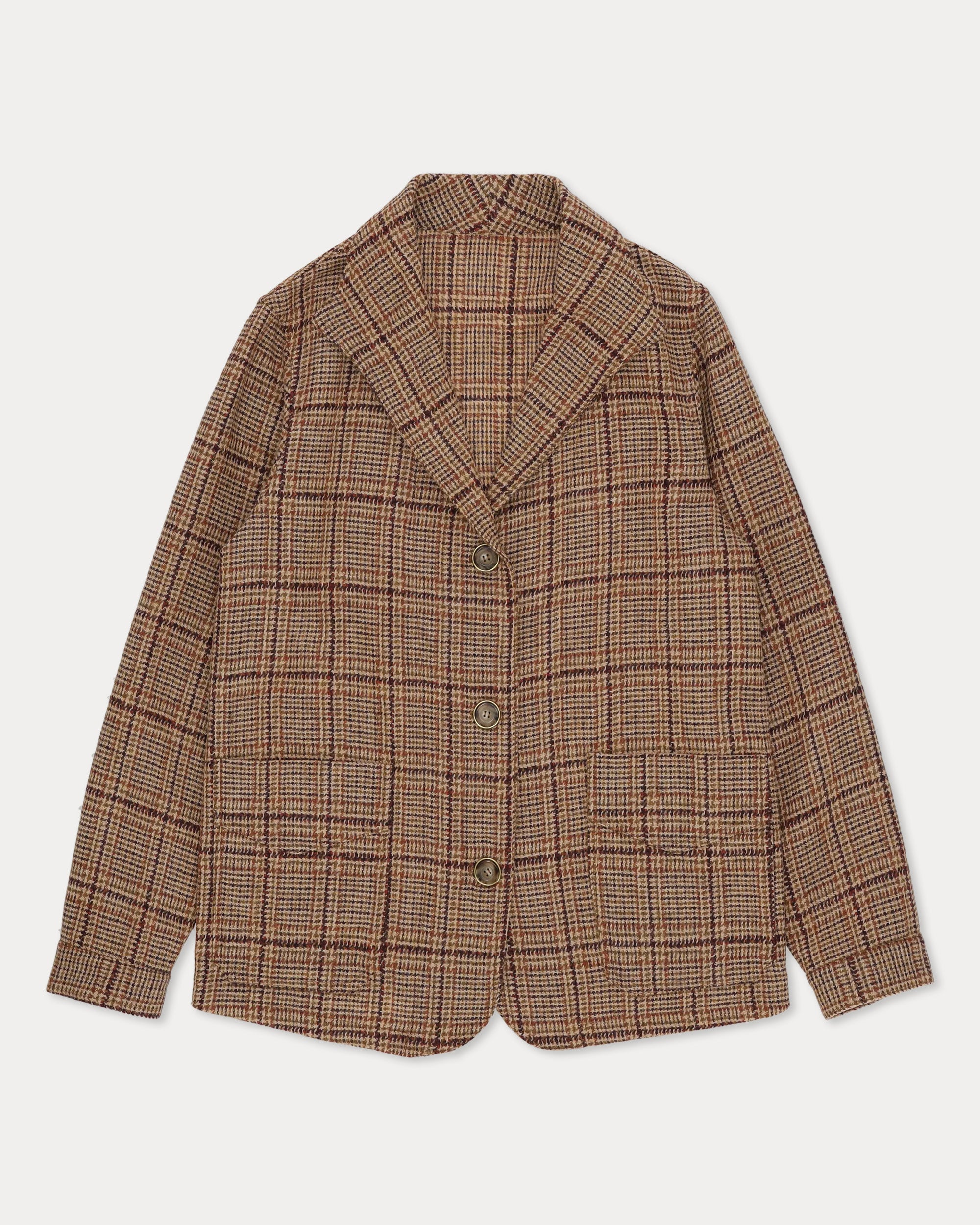 Scotland Checkered Wool Classic Jacket
