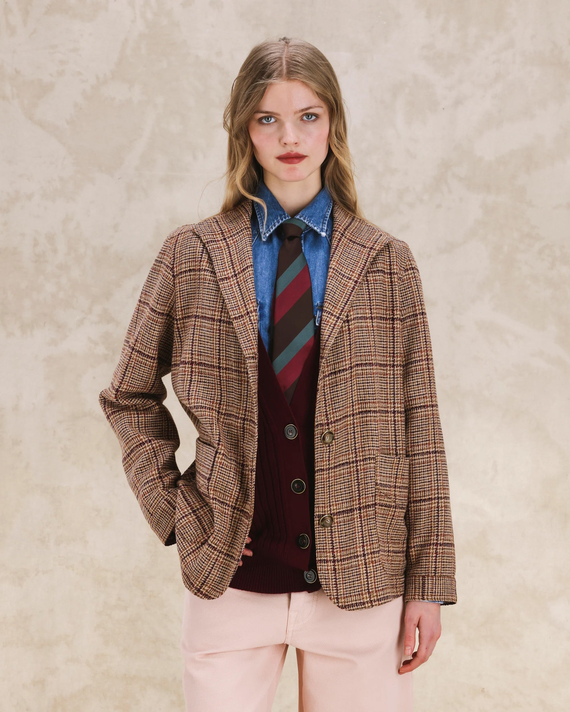 Scotland Giacca Classica In Lana A Quadri