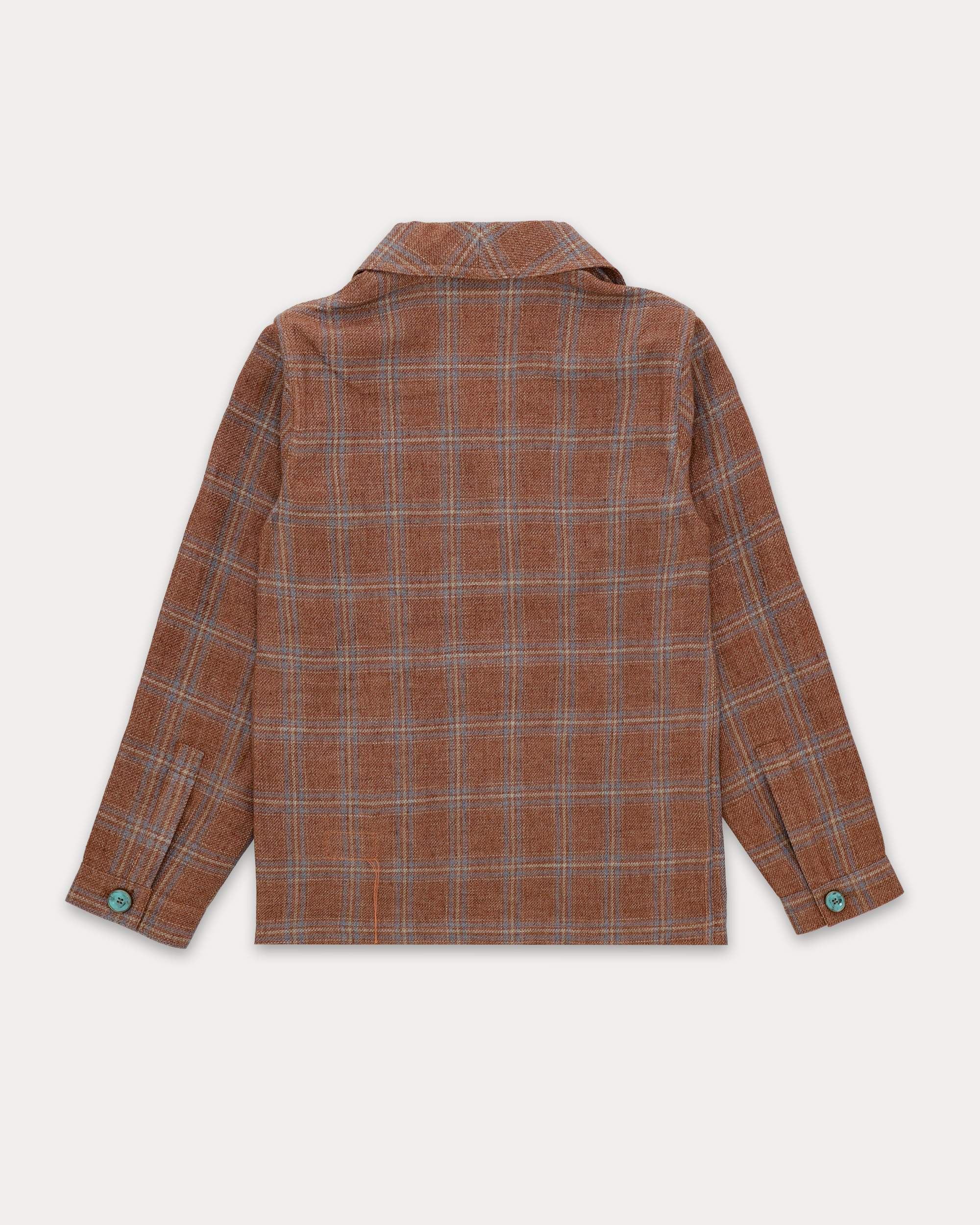 Scotland Checkered Linen and Cotton Classic Jacket