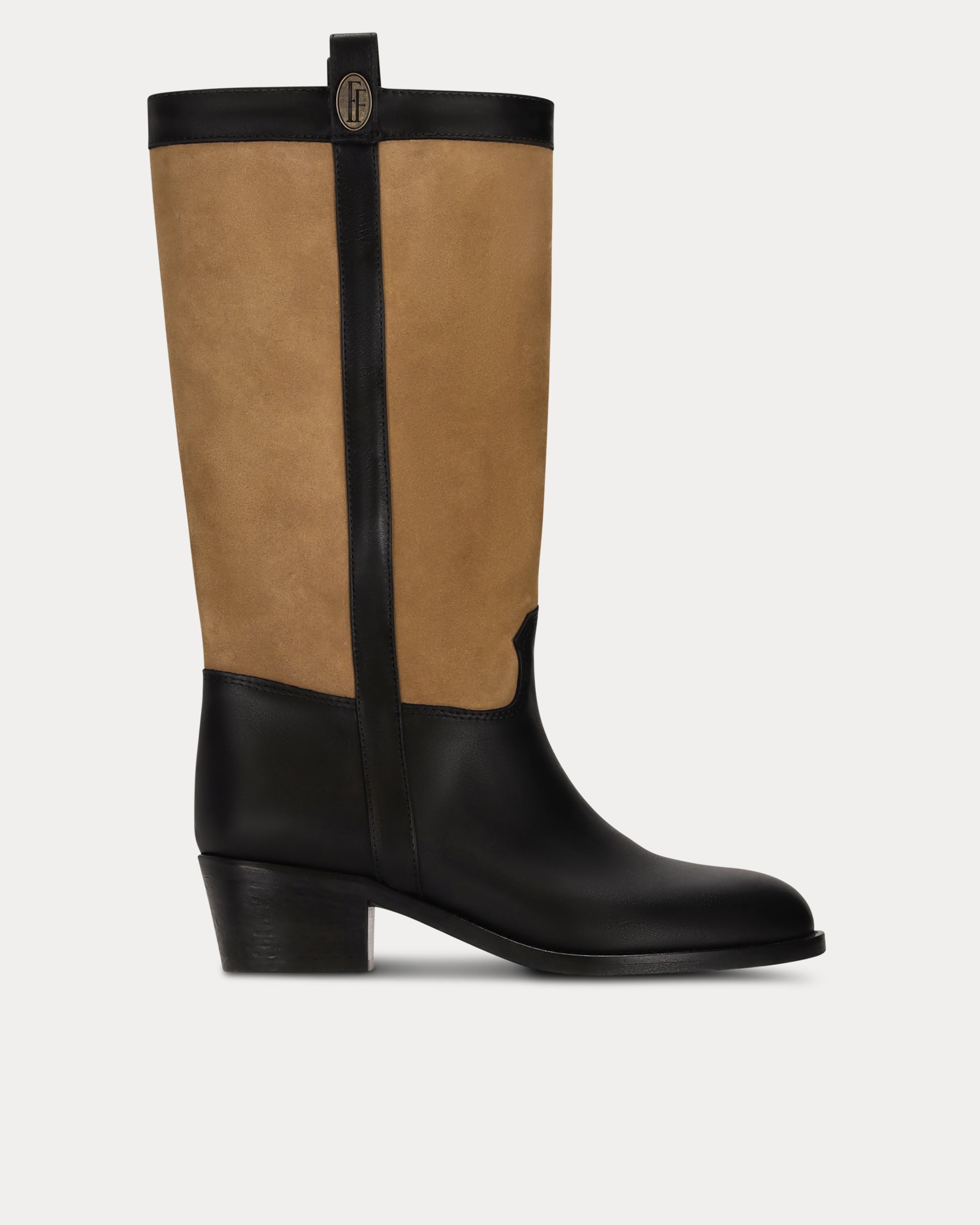 Solea Bi-Colour Calf Leather Boots