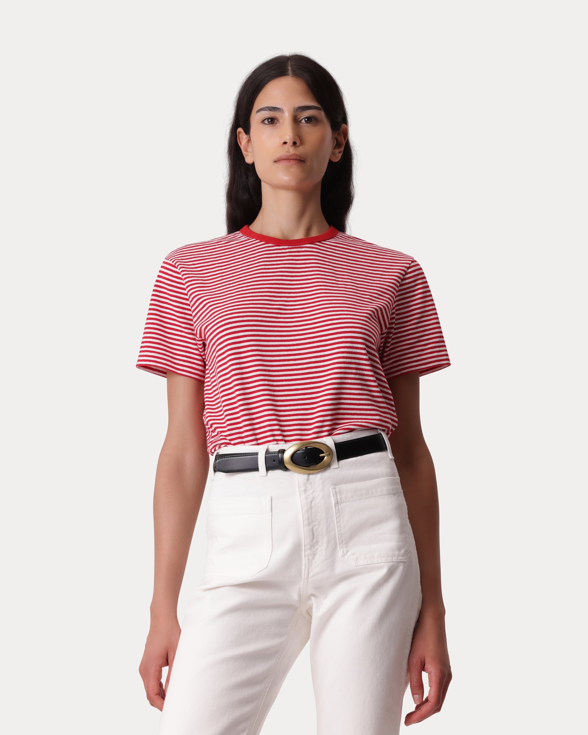 Striped T-shirt with Striped Pattern
