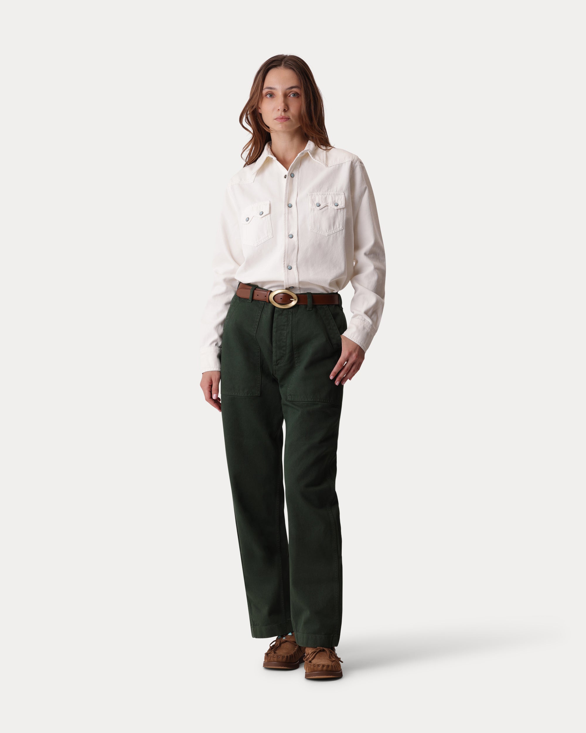 Toledo Camicia Texana In Cotone e Lana