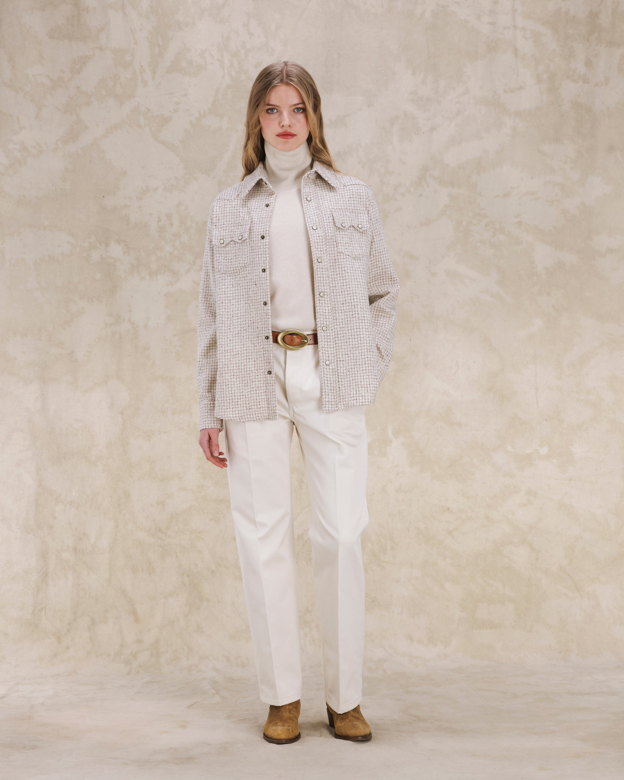 Toledo Camicia In Lana A Quadri