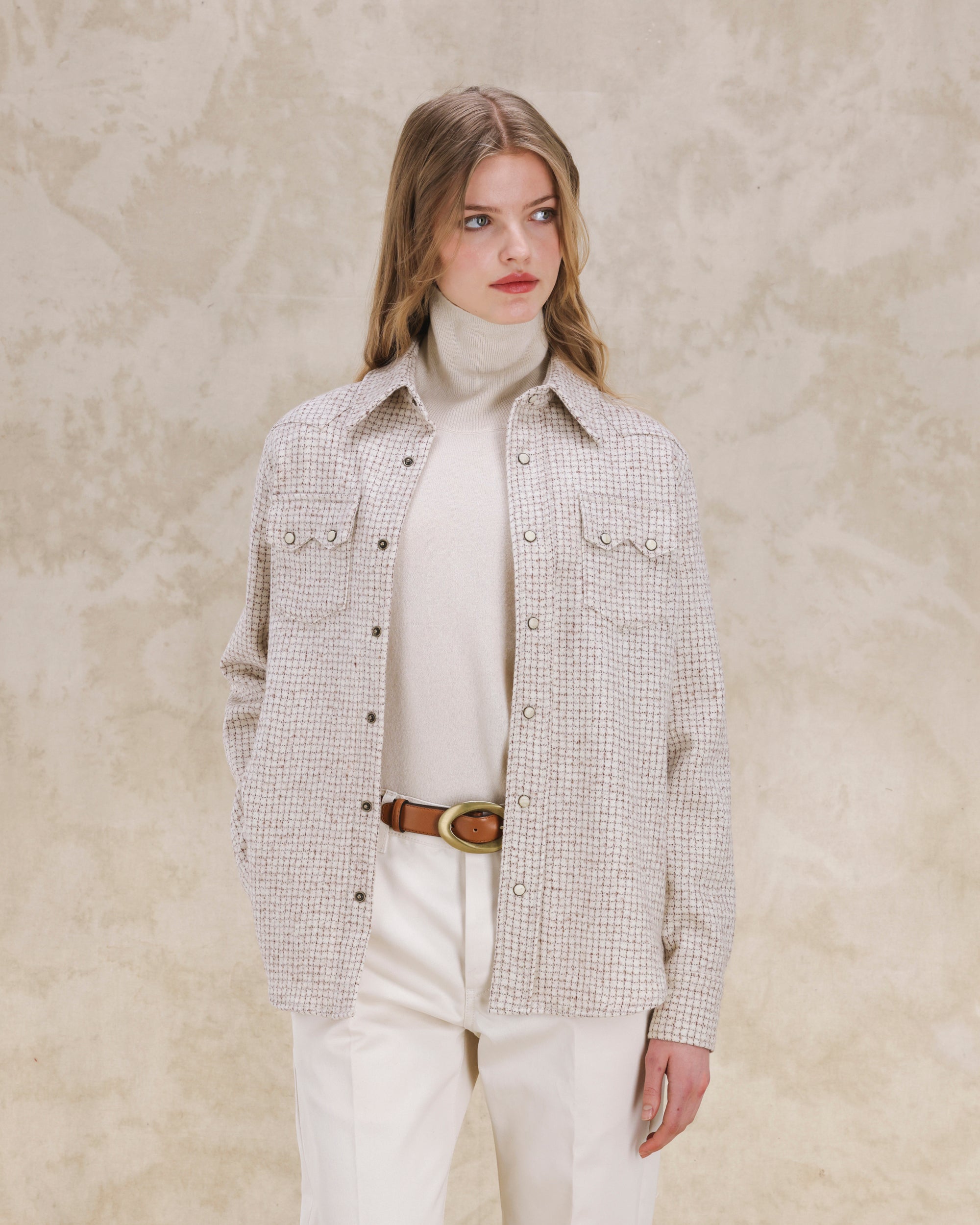 Toledo Camicia In Lana A Quadri