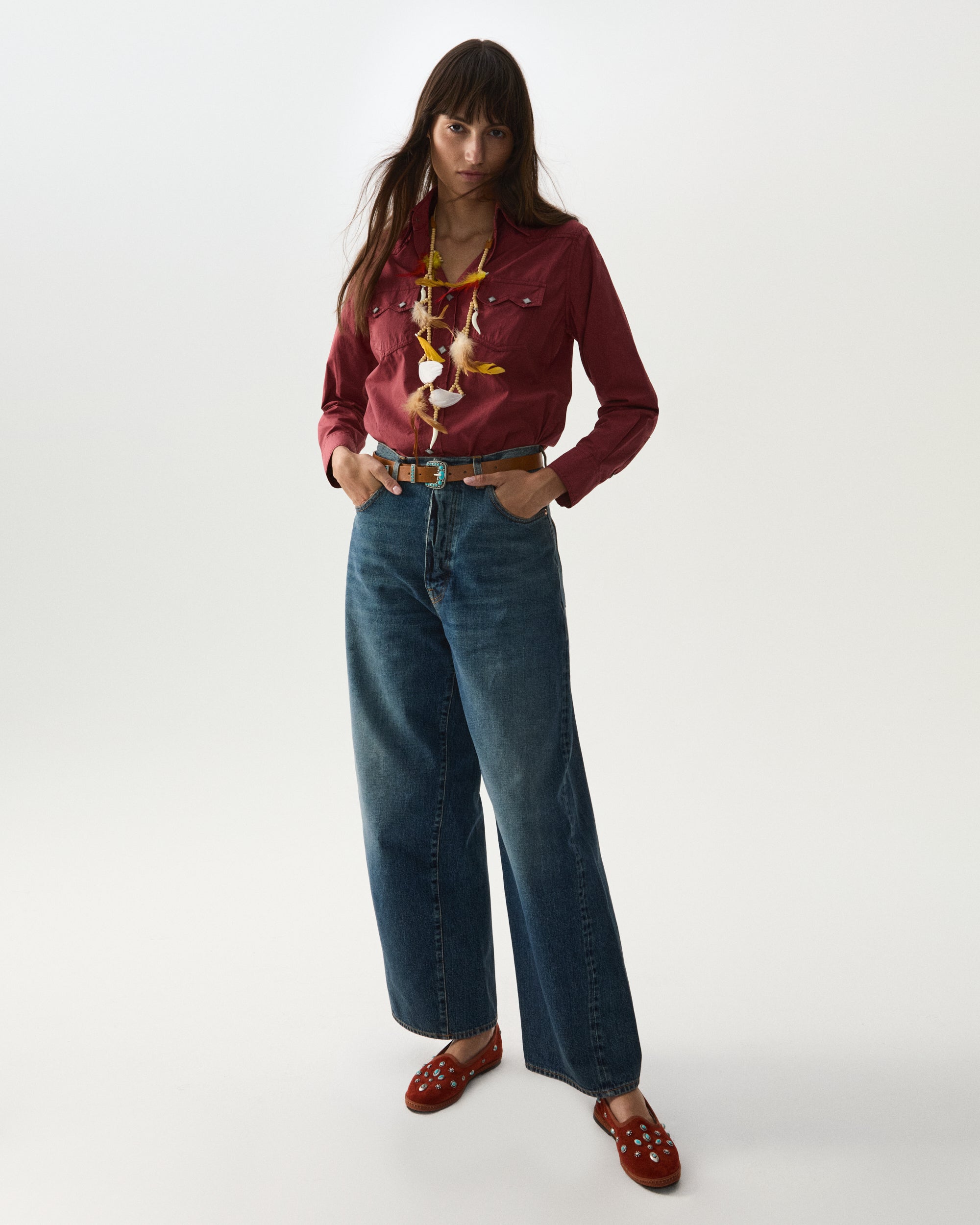 Toledo Cotton Poplin Western Shirt