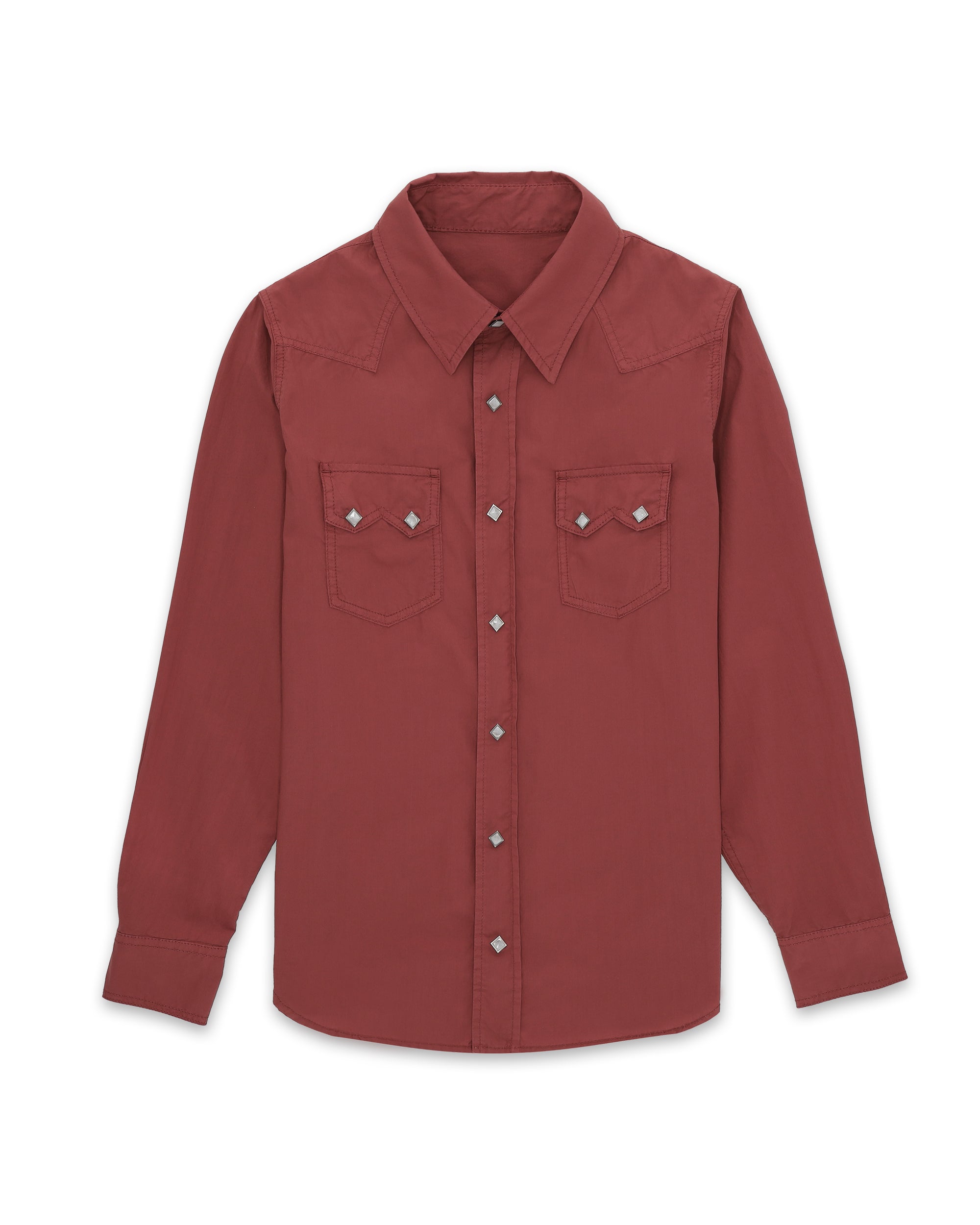 Toledo Camicia Texana In Popeline di Cotone