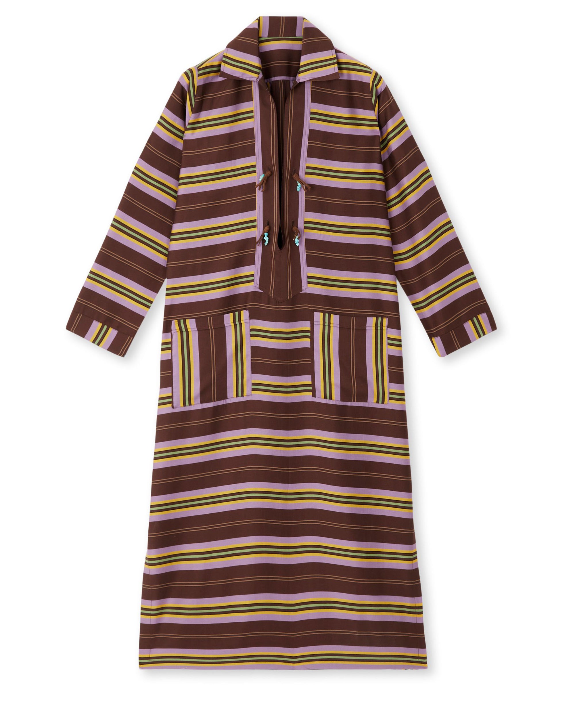 Adish Abito con Motivo a Righe