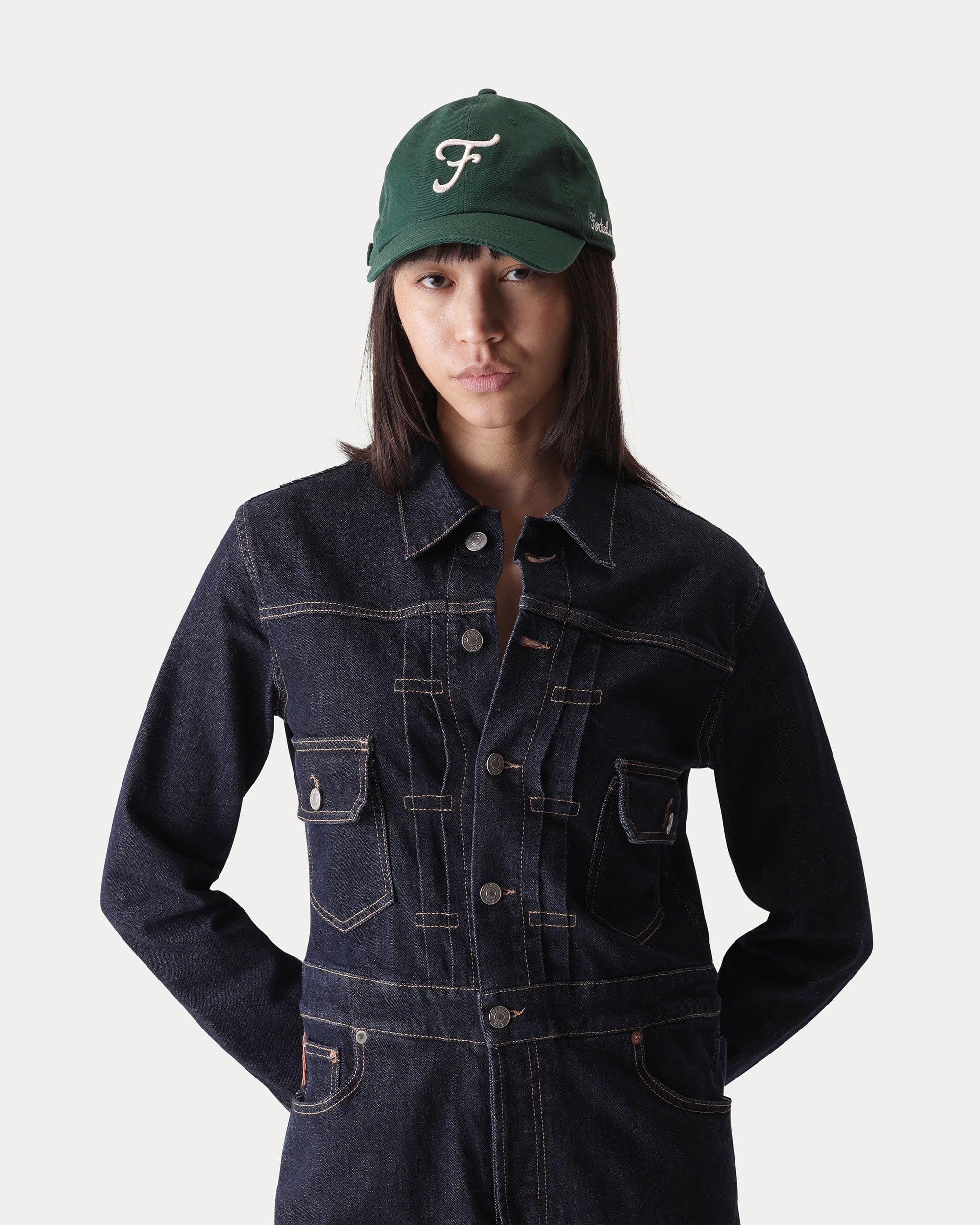 Vendela Jumpsuit in Denim Indigo Rinse