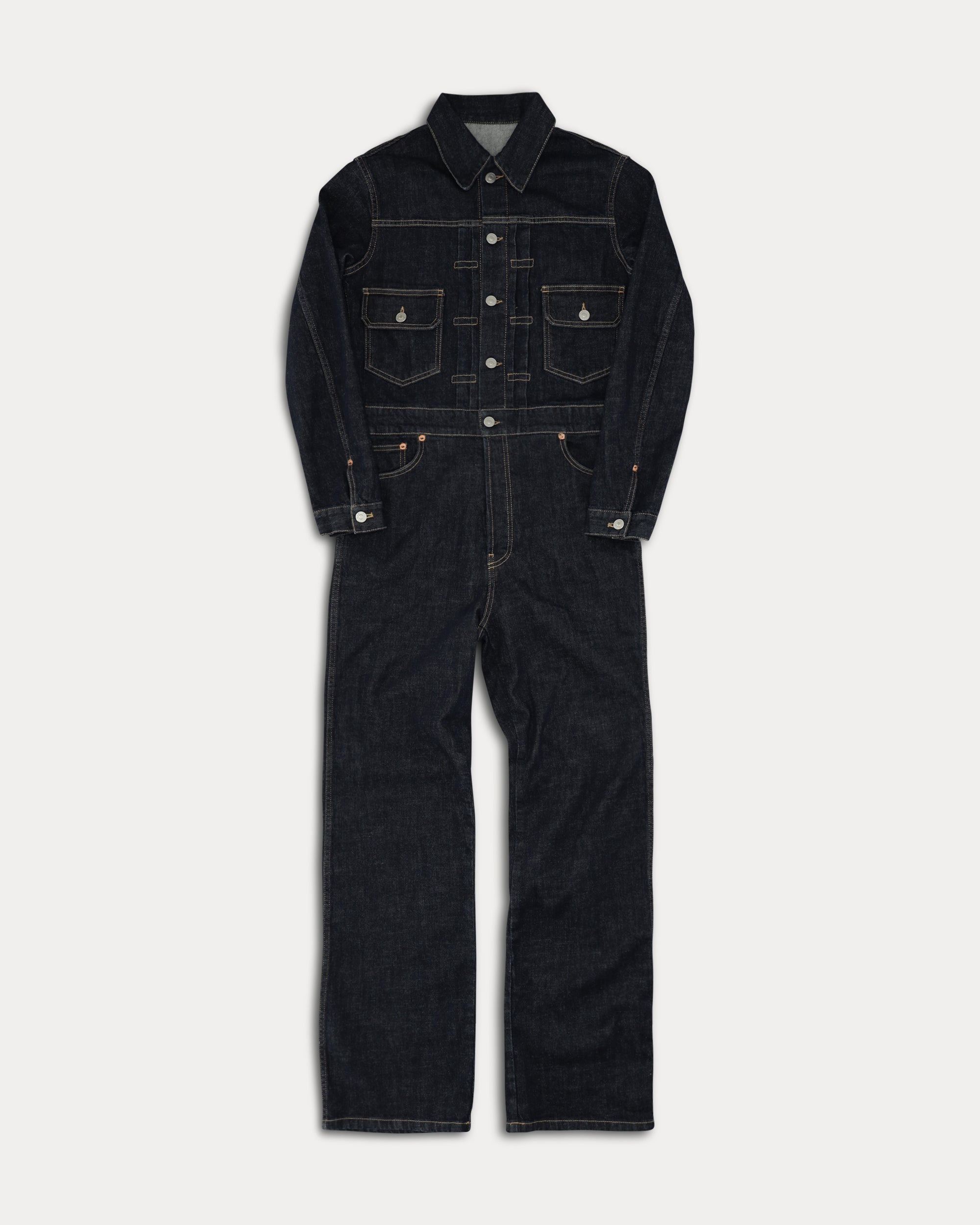 Vendela Jumpsuit in Denim Indigo Rinse