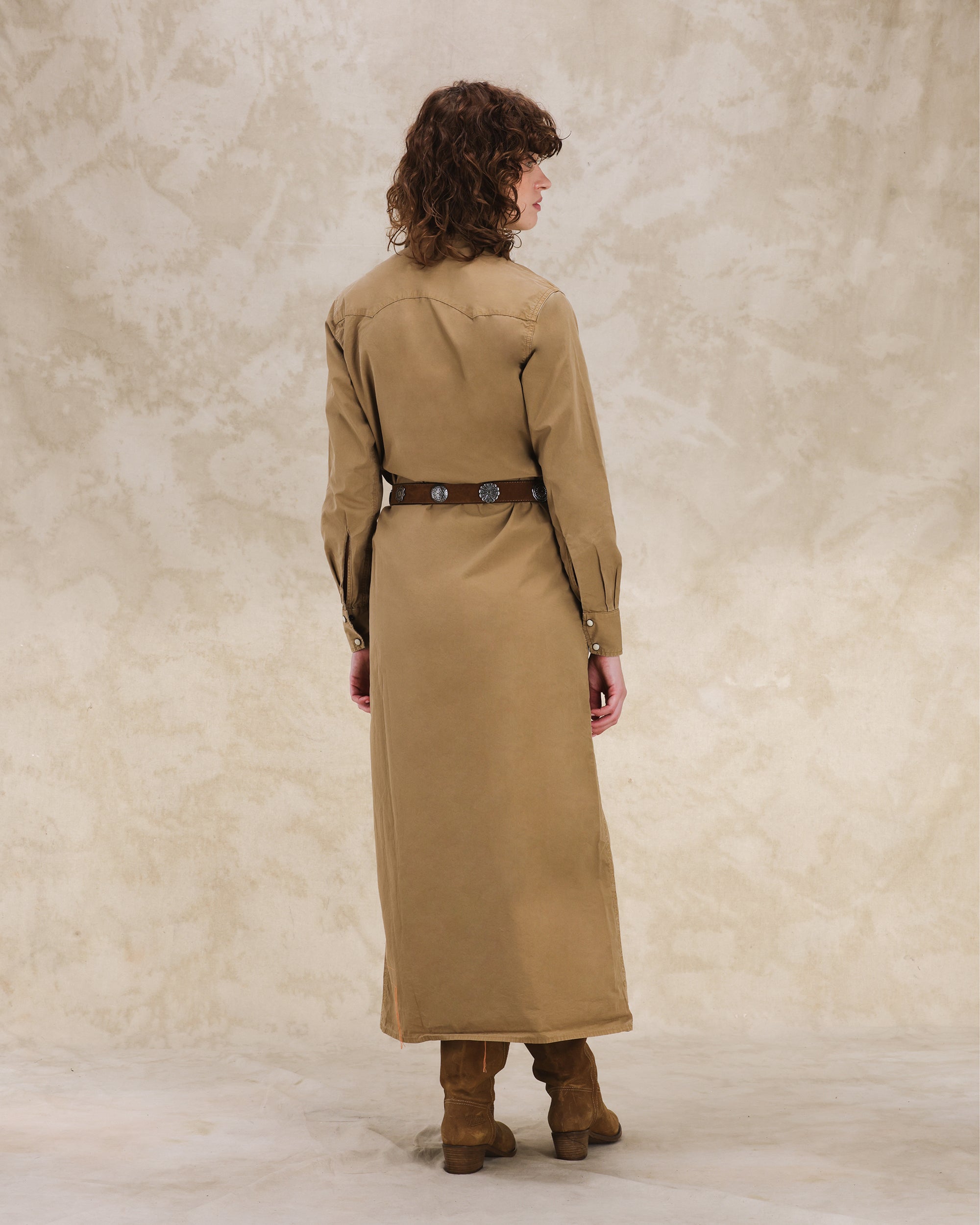 Vivian Abito Chemisier in Tela Paracadute