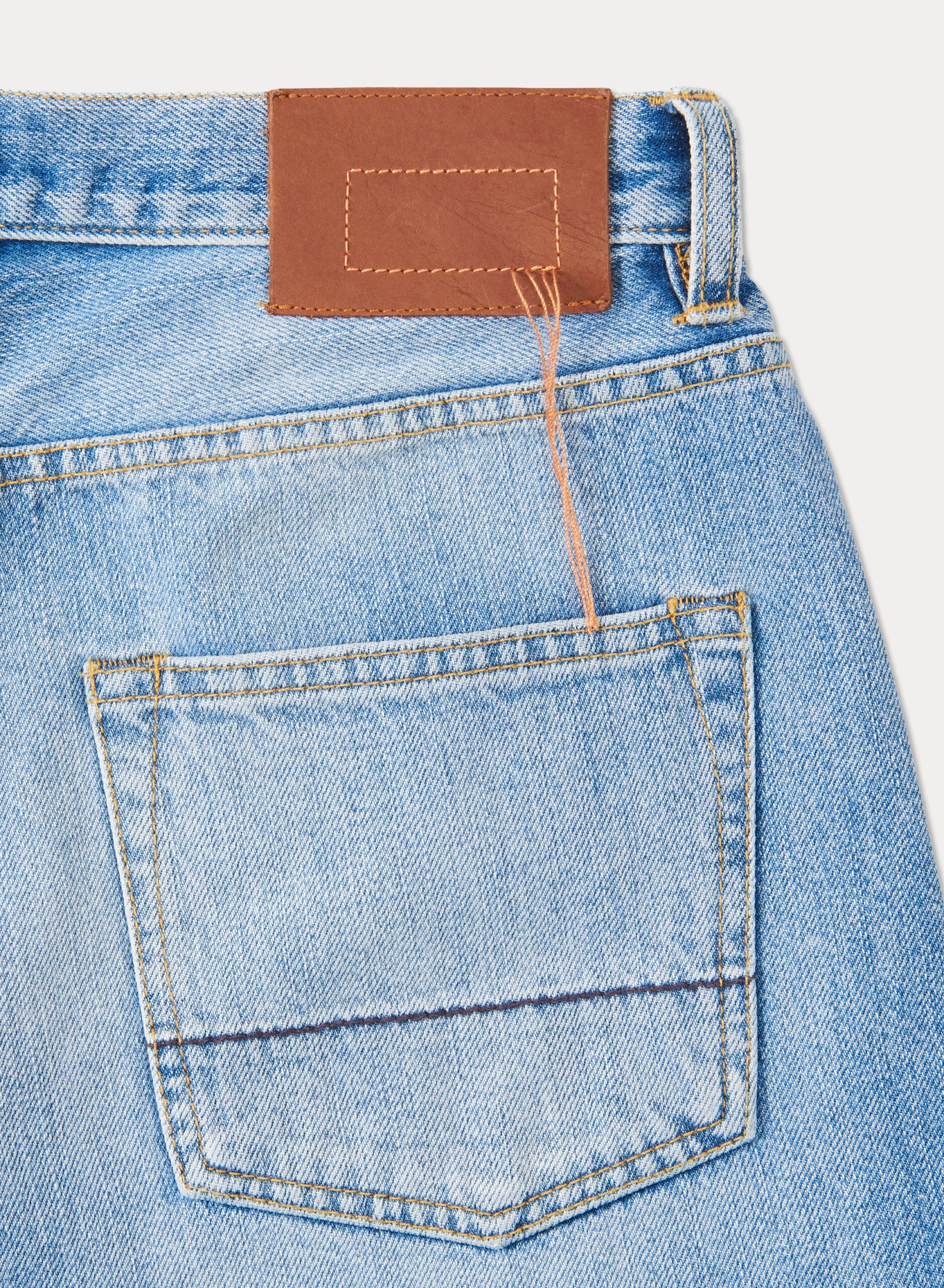 Winonaj Japan Denim Cimosato Shorts Bleach Wash