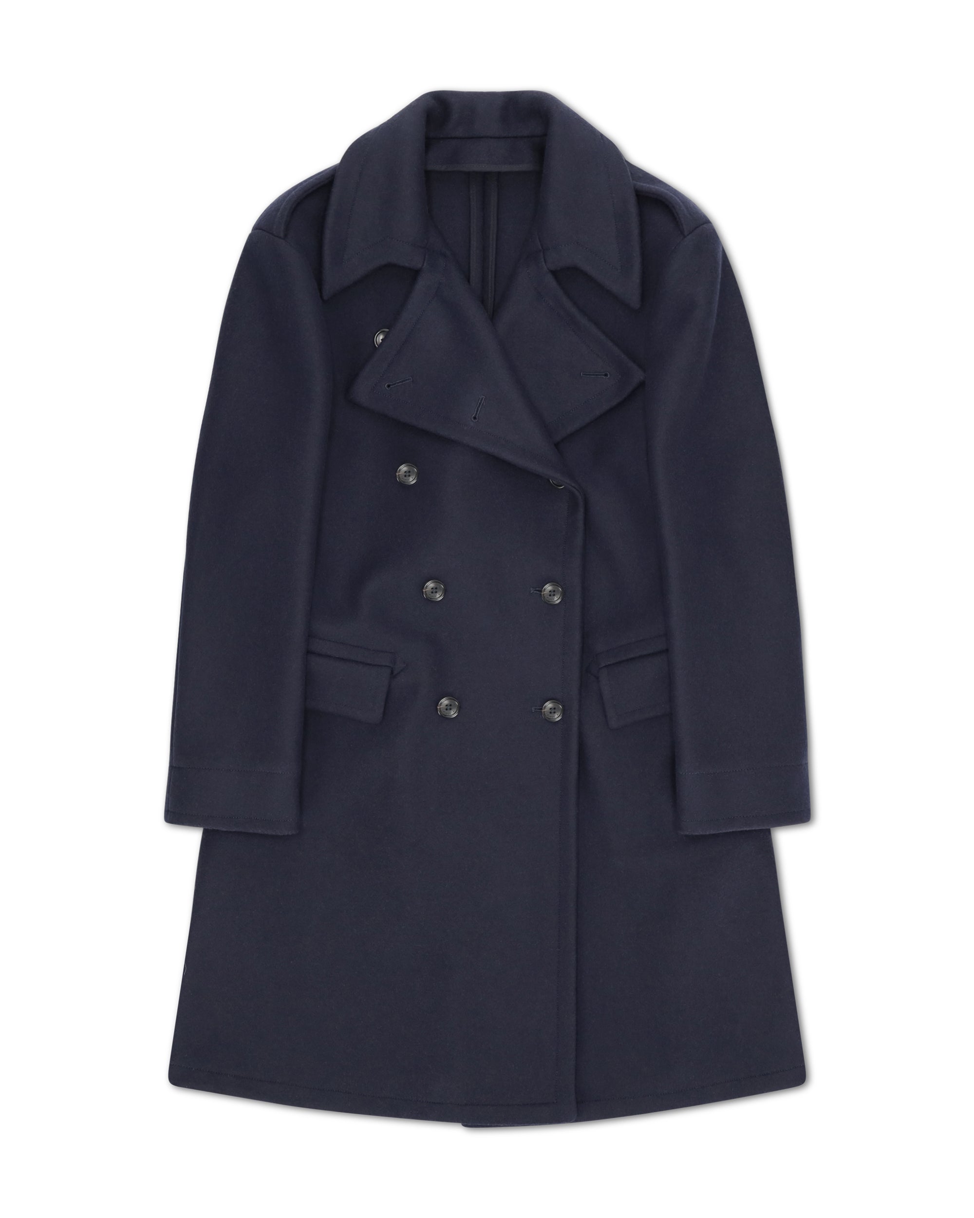 Winston Cappotto Doppio Petto In Lana