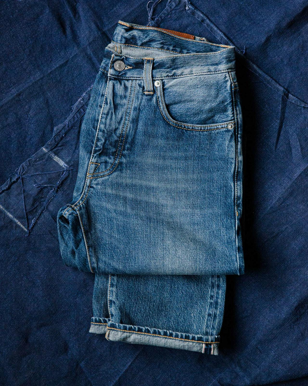 961 John Japan Denim Cimosato 5 Tasche Slim Fit Stone Wash