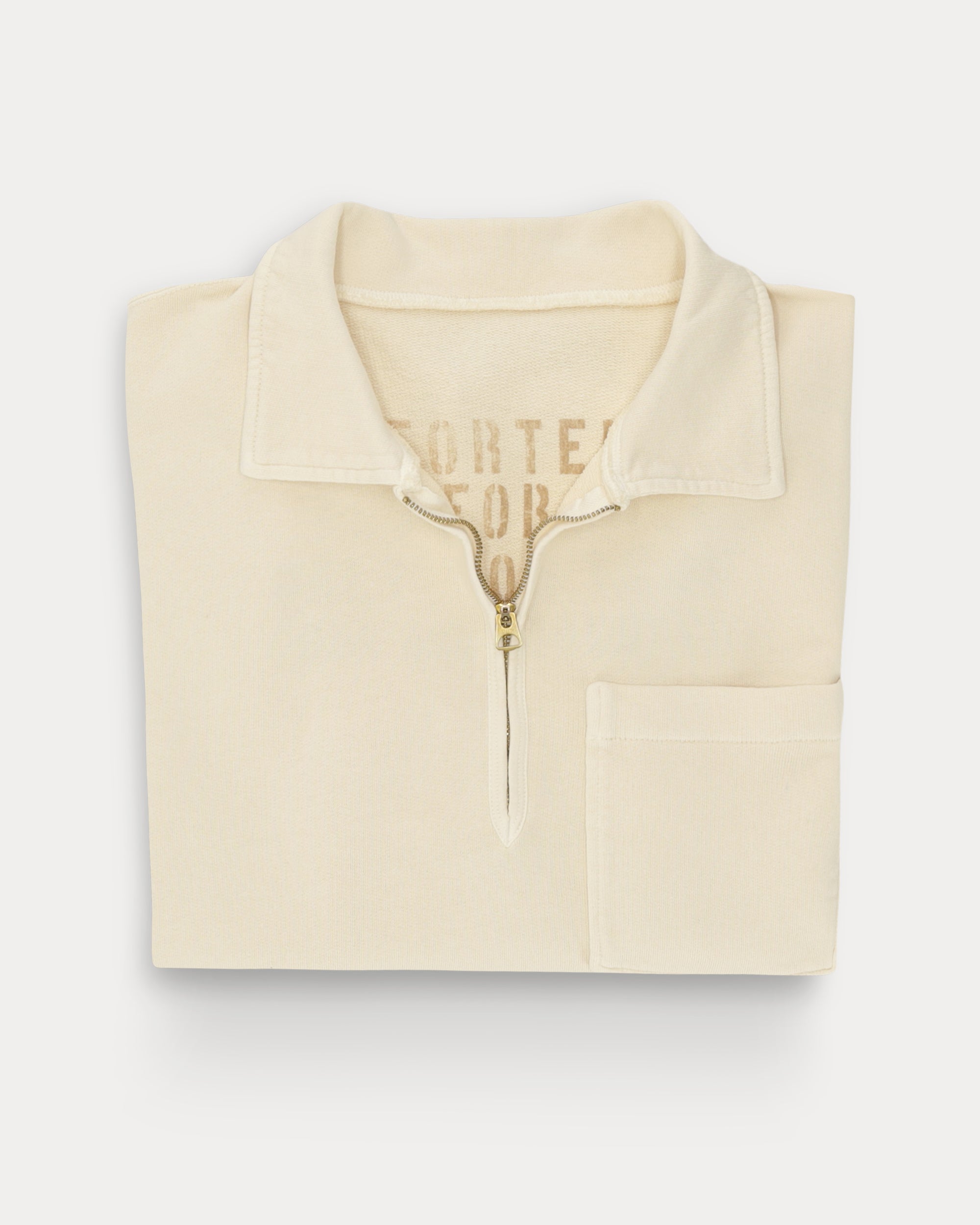 Yale Felpa In Jersey Garzato Con Colletto E Zip