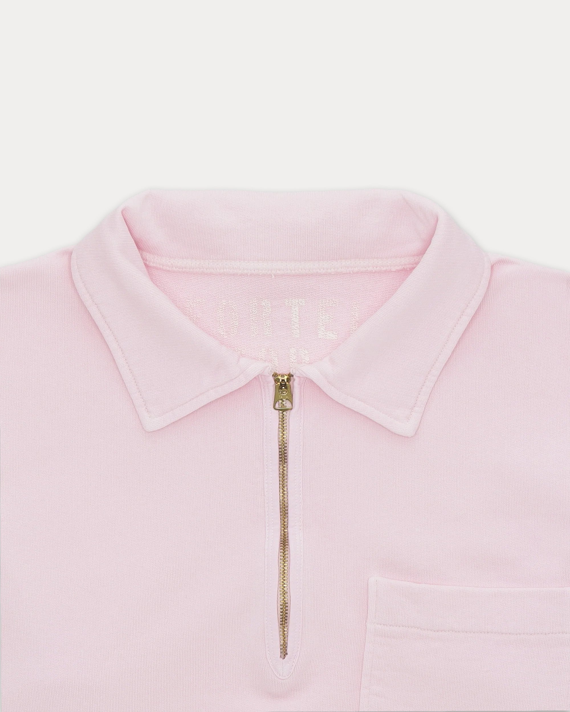 Yale Brushed Jersey Sweatshirt With Collar and Zipper