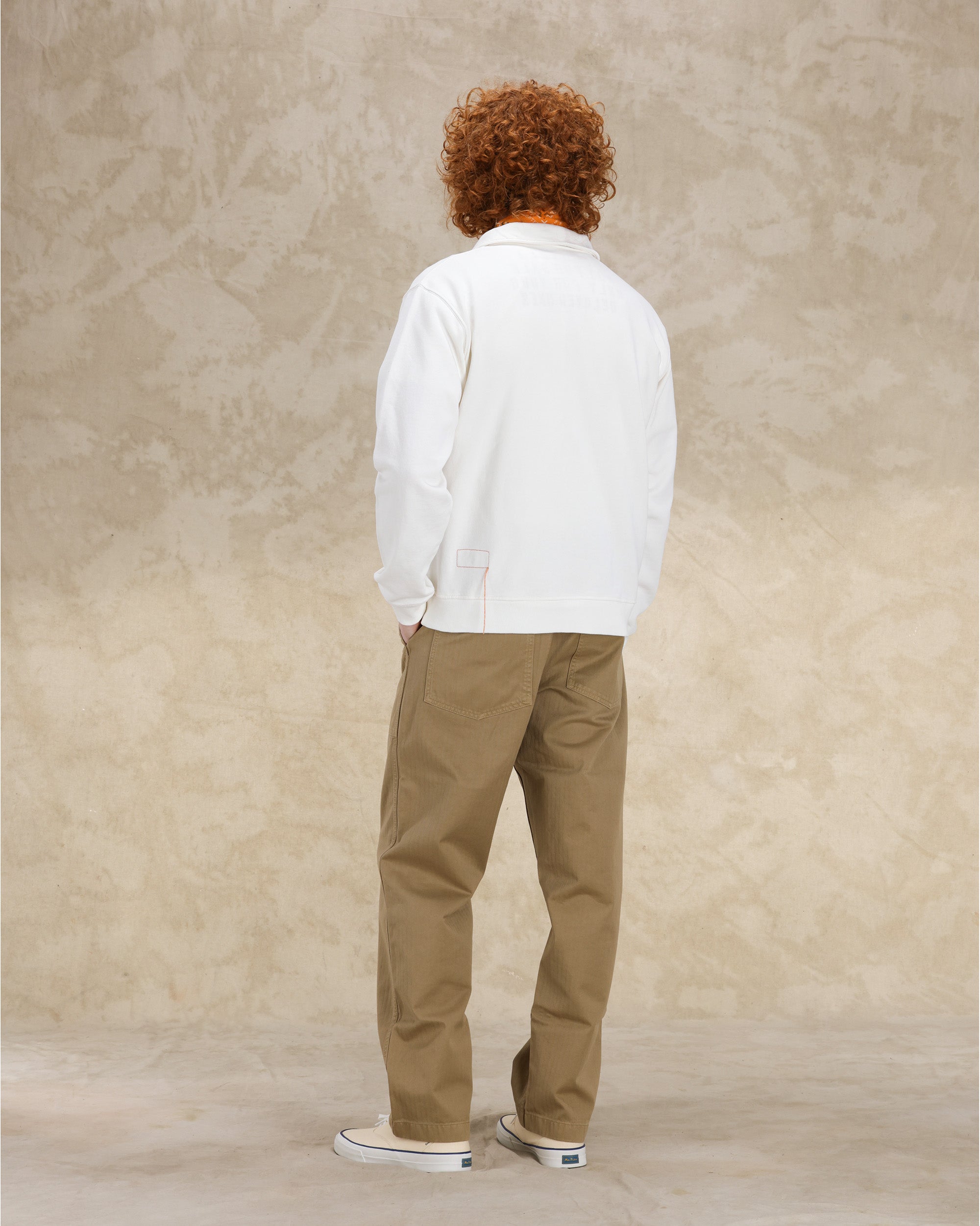 Yale Felpa In Jersey Garzato Con Colletto E Zip