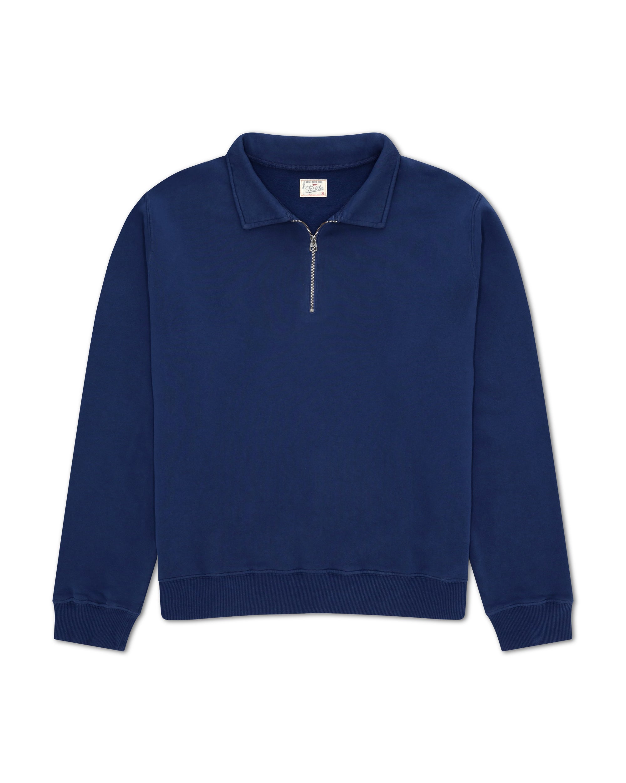 Yale Felpa In Cotone Con Colletto E Zip