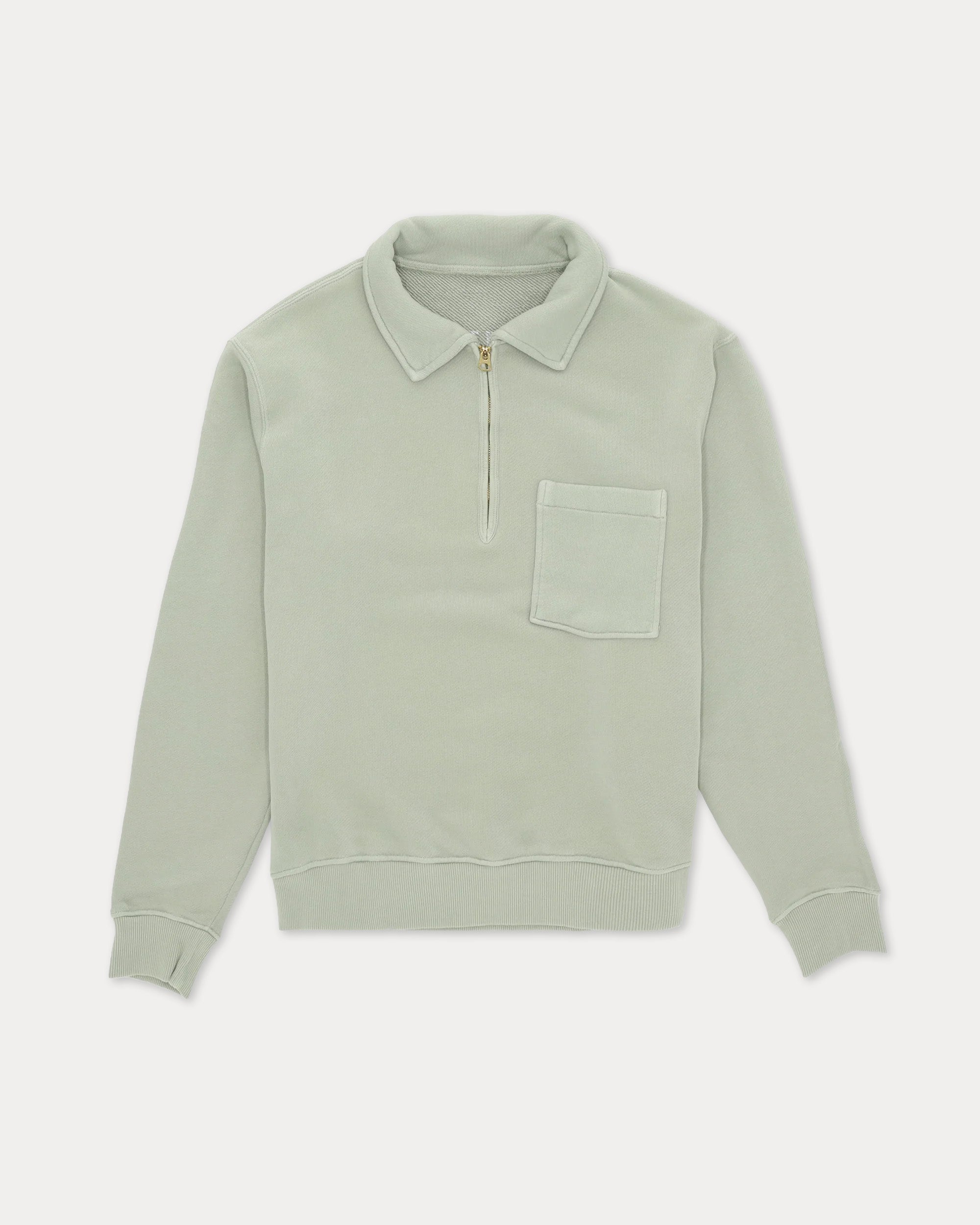 Yale Felpa In Jersey Felpato Con Colletto E Zip