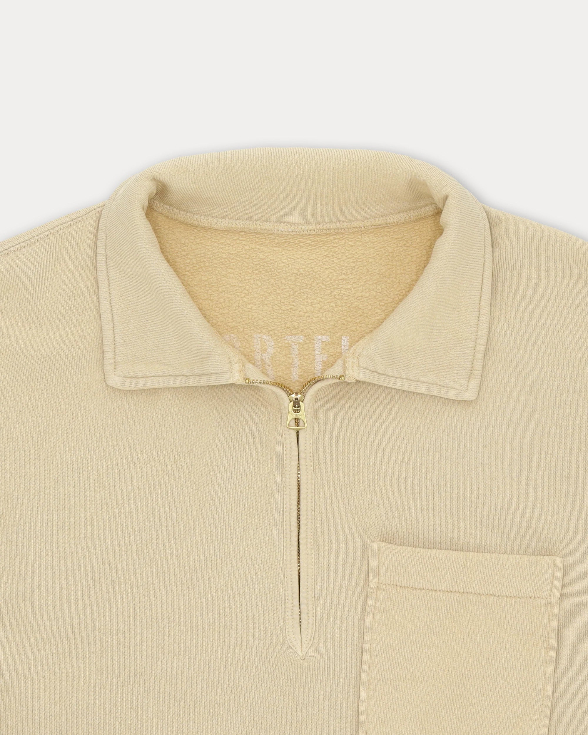 Yale Felpa In Jersey Felpato Con Colletto E Zip