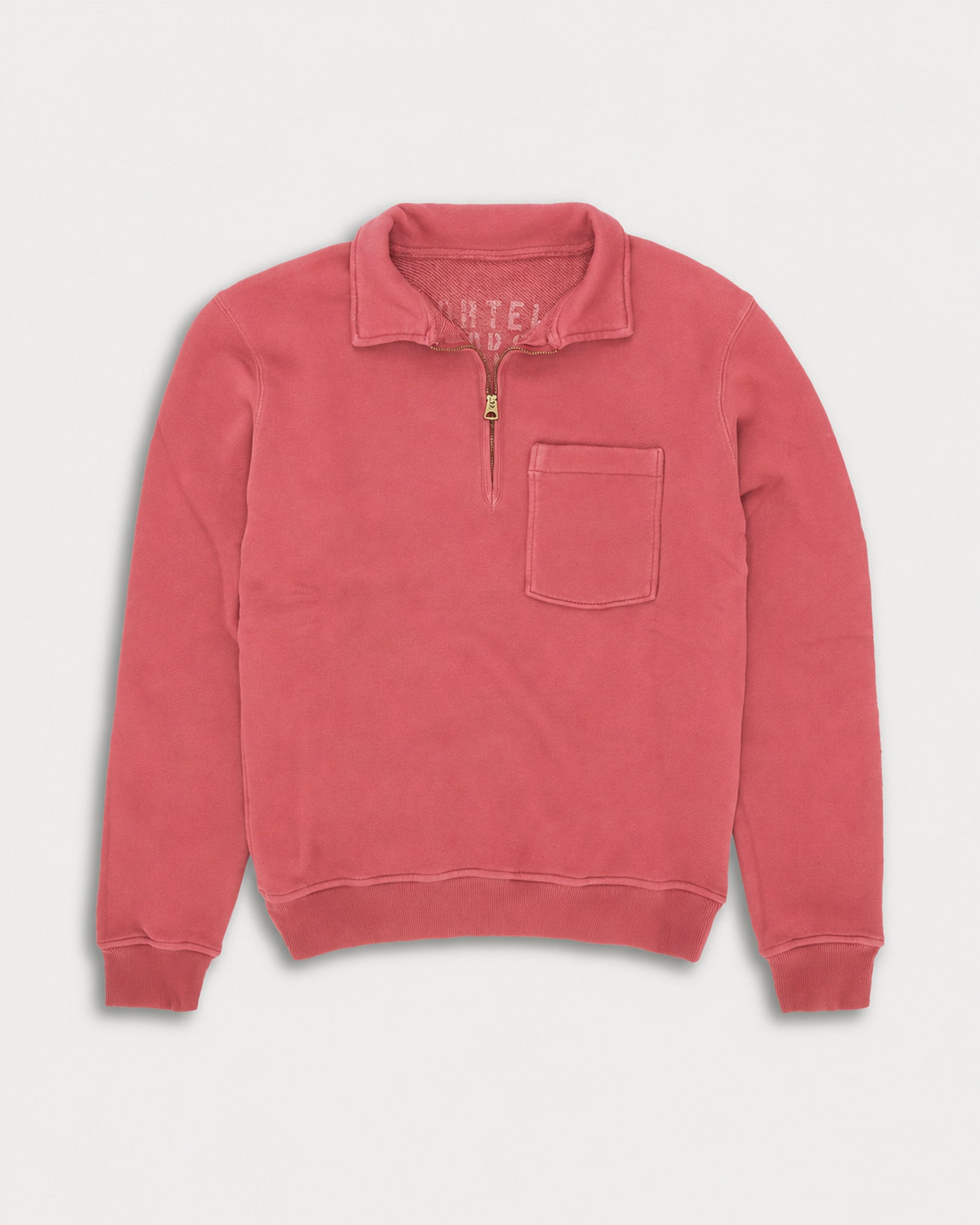 Yale Felpa In Jersey Felpato Con Colletto E Zip