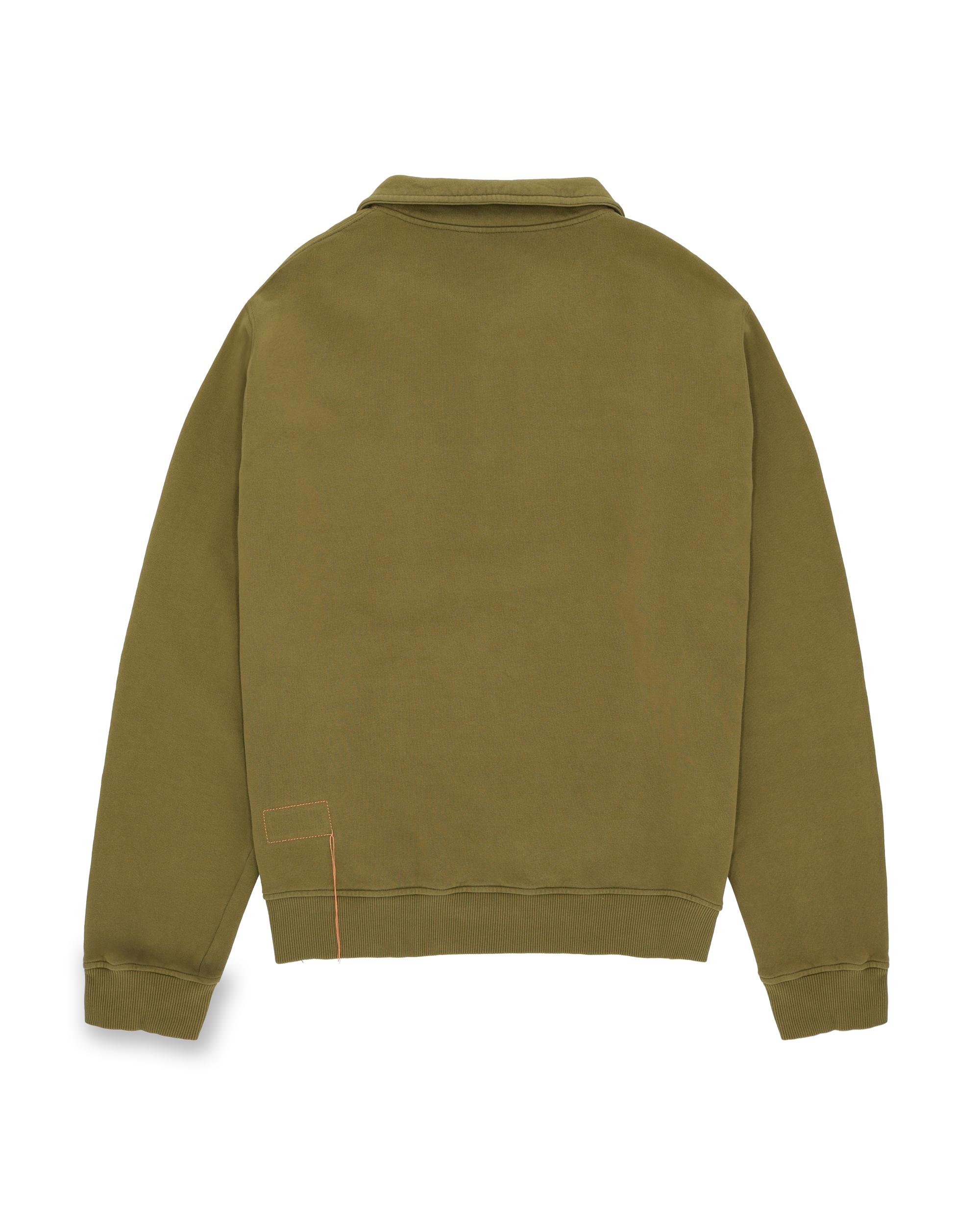 Yale Felpa In Cotone Felpato Con Colletto E Zip