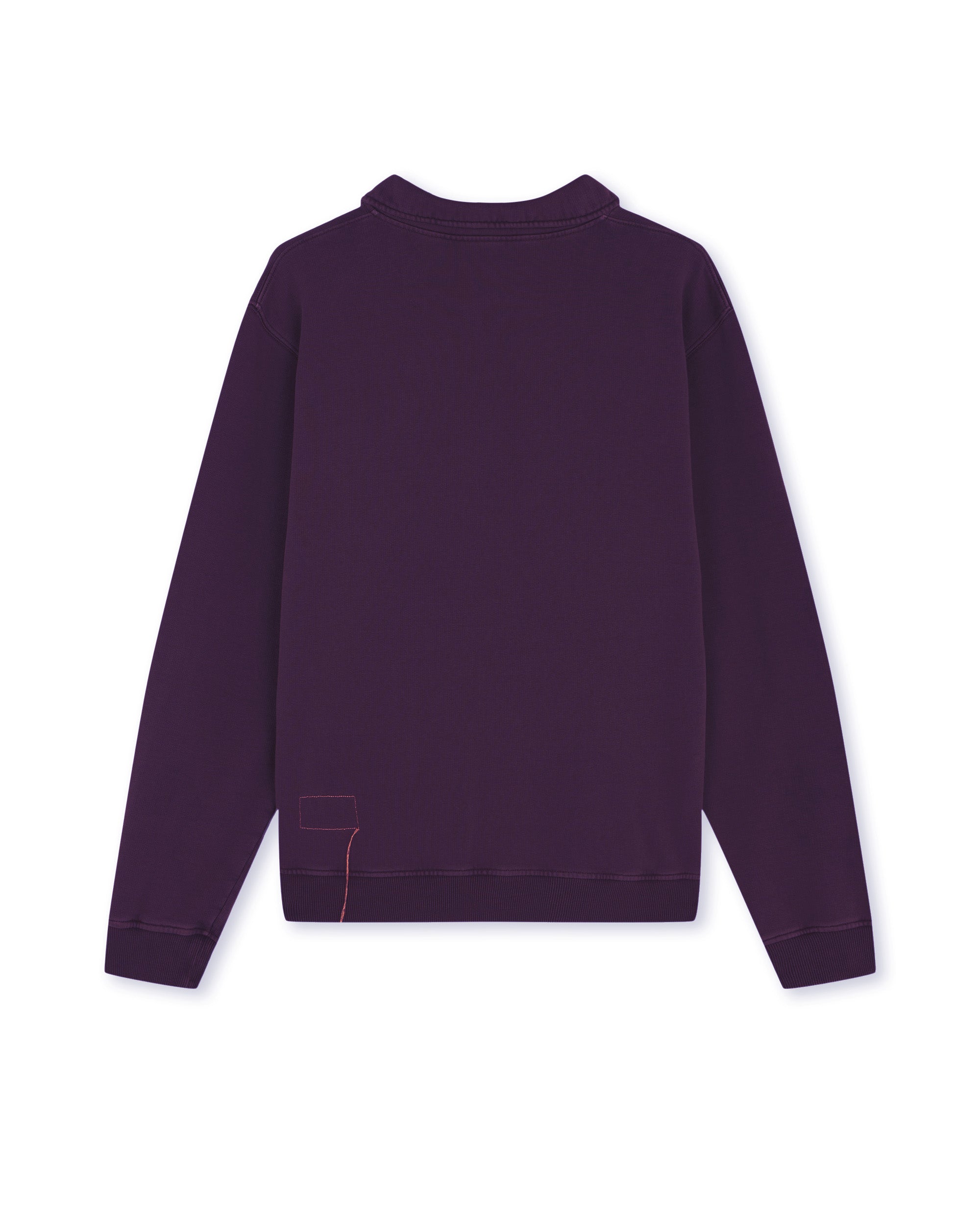 Yale Felpa In Cotone Felpato Con Colletto E Zip