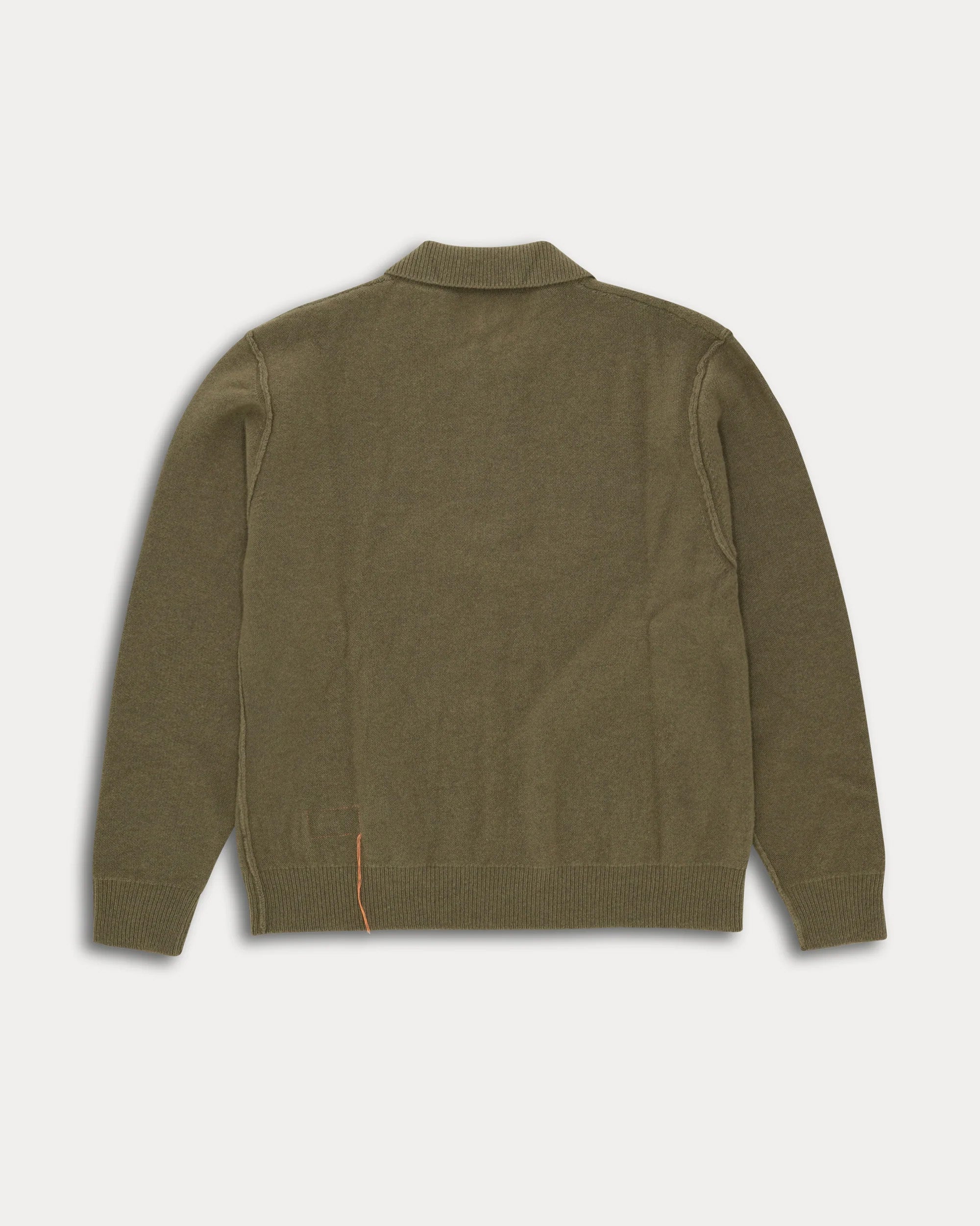Yale Wool Sweater With Collar and Zipper