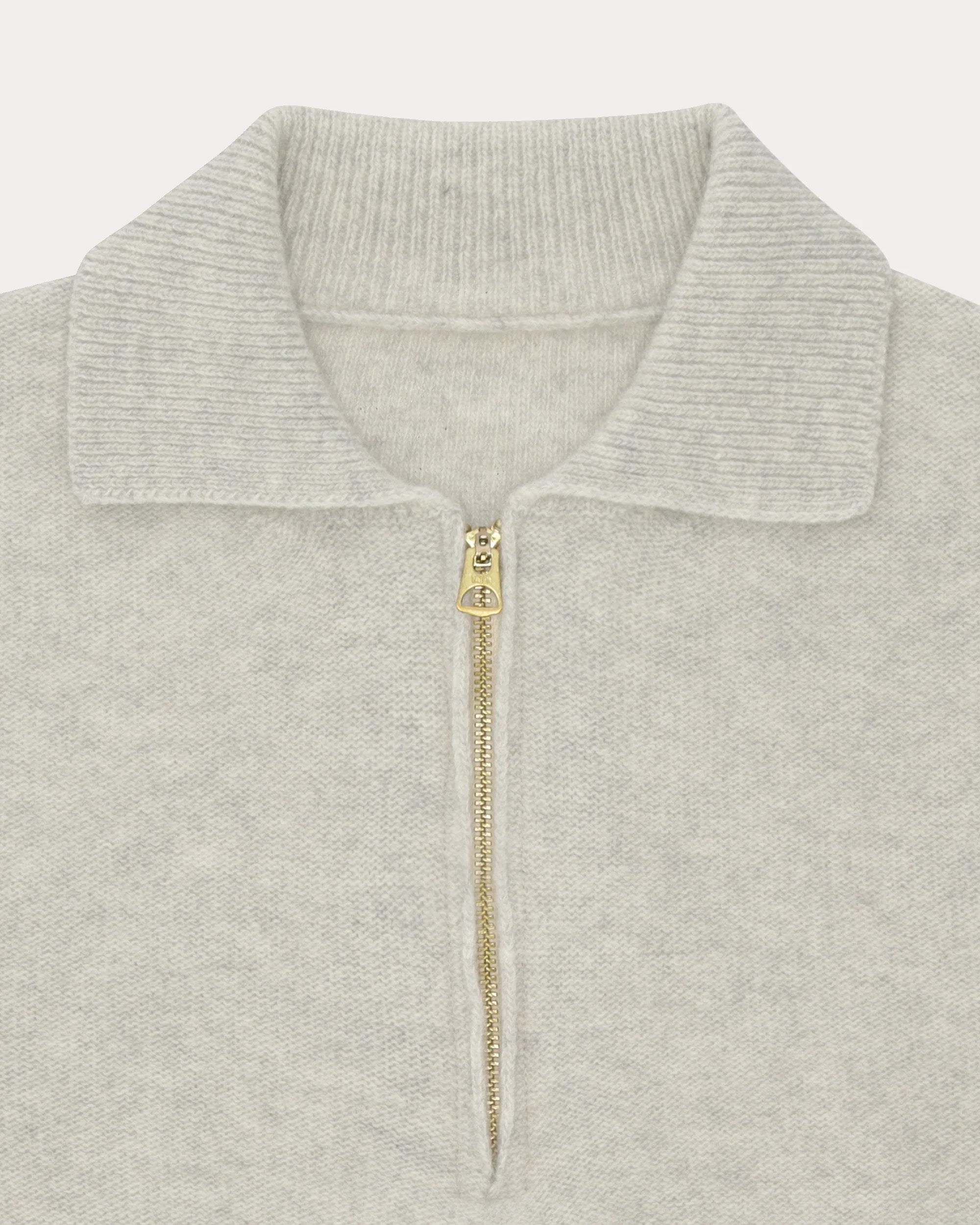 Yale Maglia In Lana Con Colletto E Zip