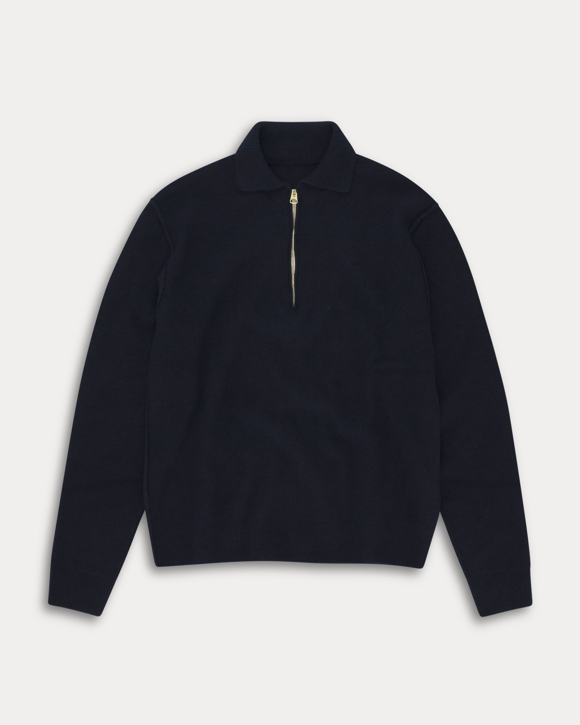 Yale Maglia In Lana Con Colletto E Zip