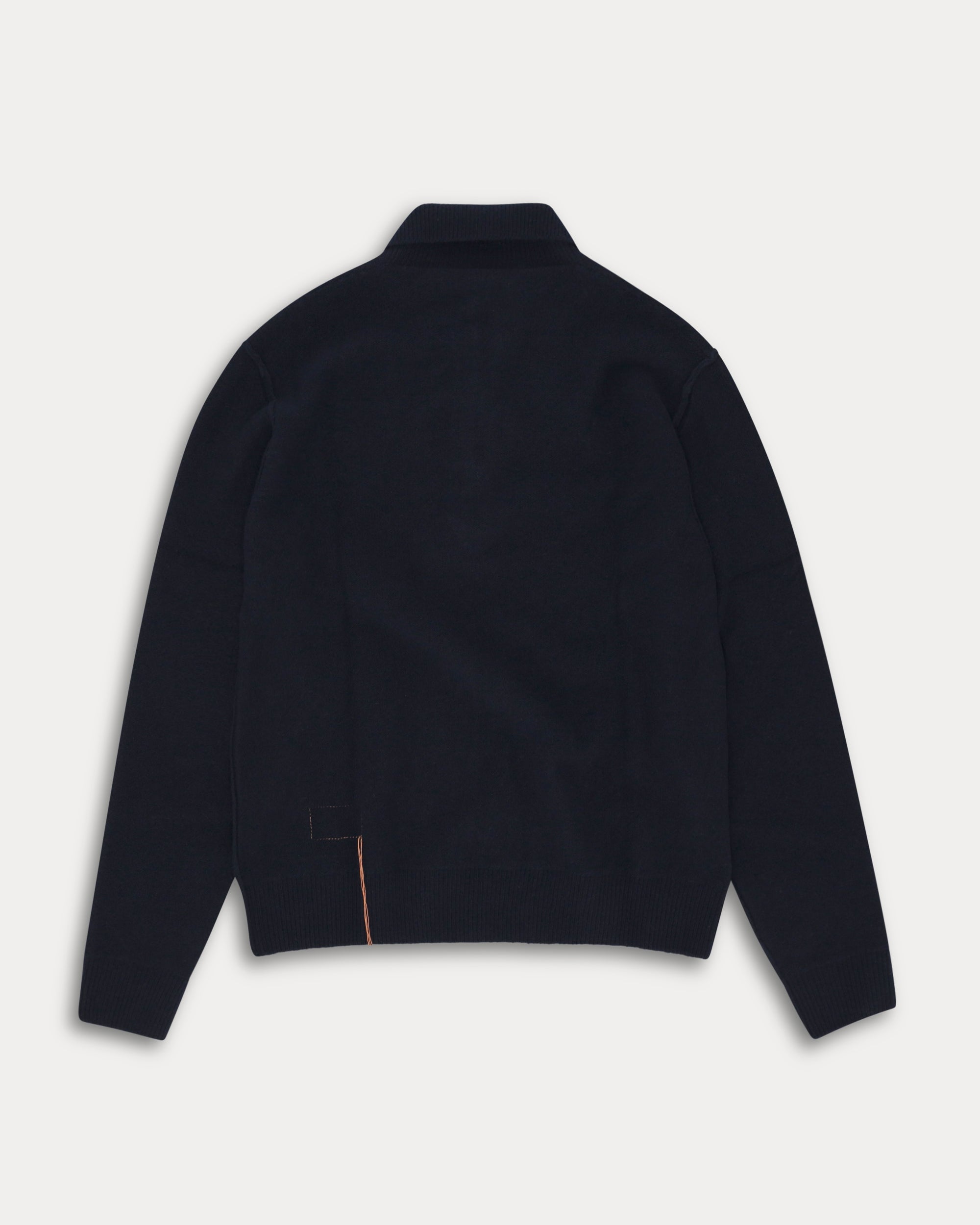 Yale Maglia In Lana Con Colletto E Zip