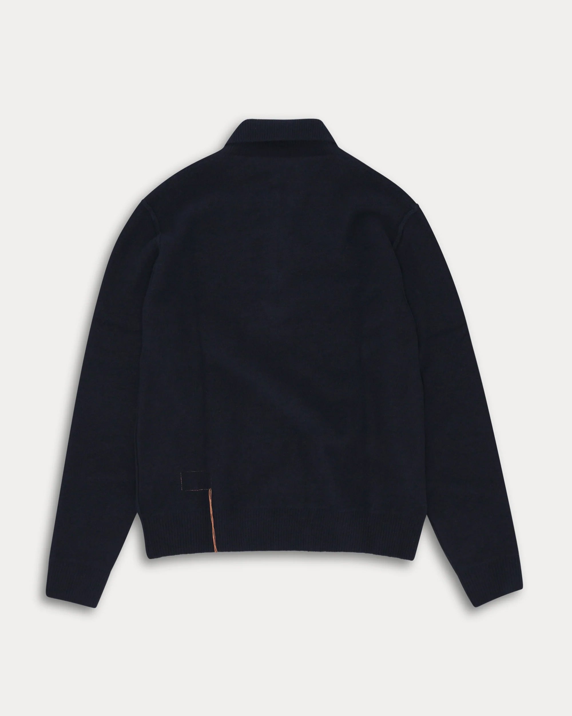 Yale Wool Sweater With Collar and Zipper