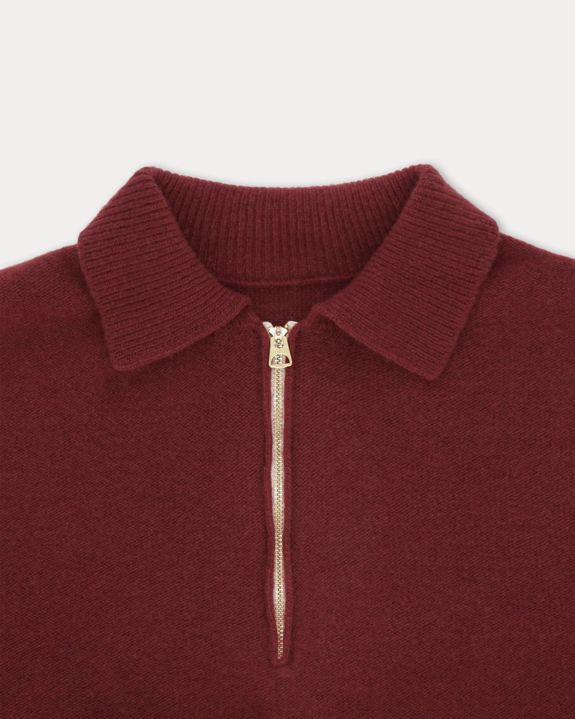 Yale Maglia In Lana Con Colletto E Zip