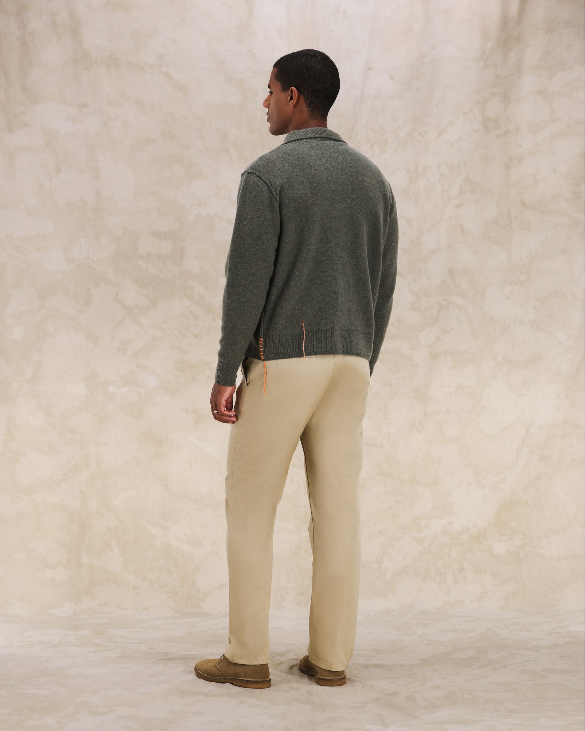 Yale Maglia In Lana Con Colletto E Zip