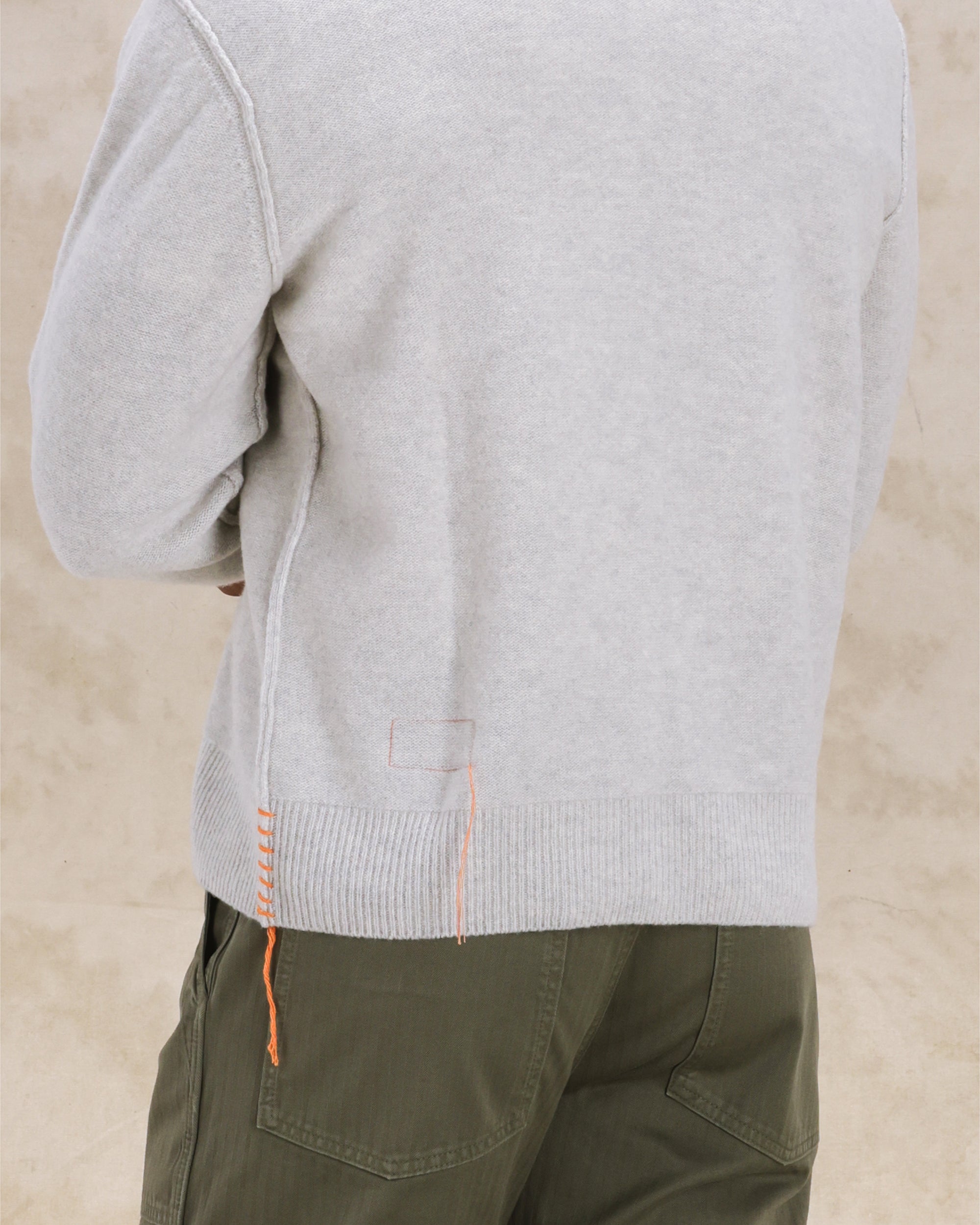 Yale Knit Wool Colletto E Zip