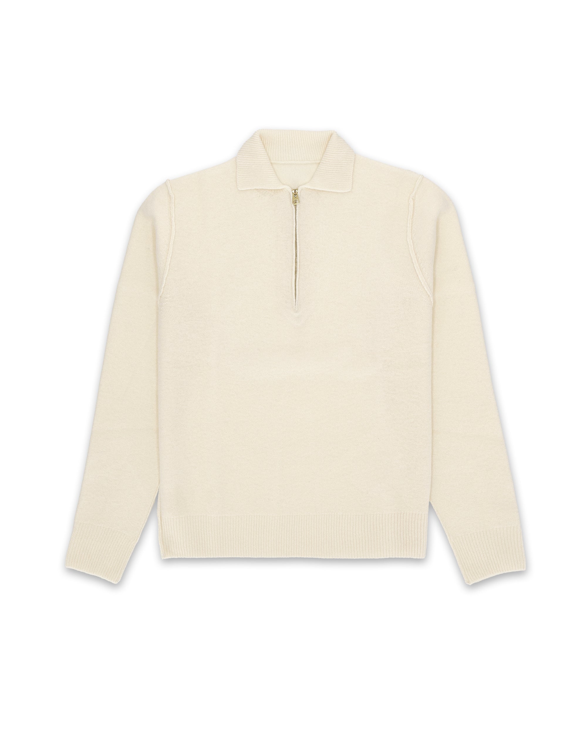 Yale Maglia In Lana Con Colletto E Zip