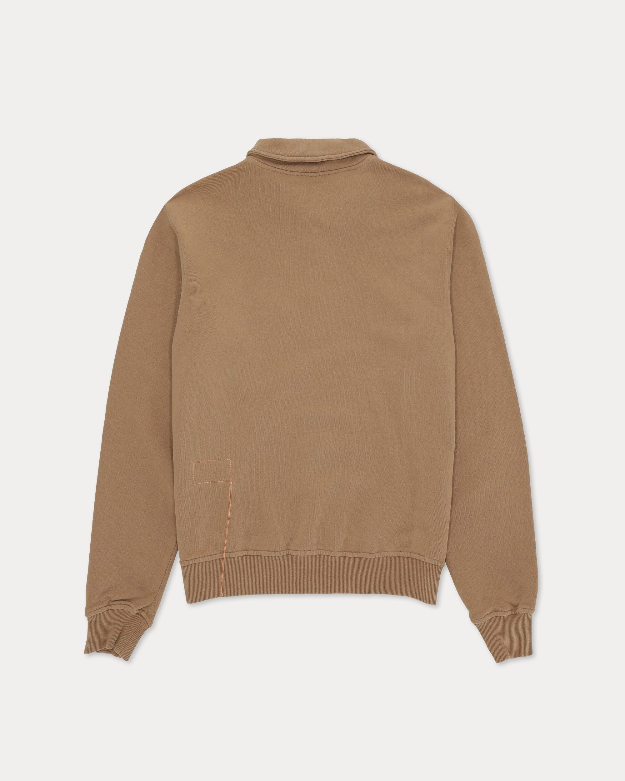 Yalep Brushed Jersey Sweatshirt With Zipper