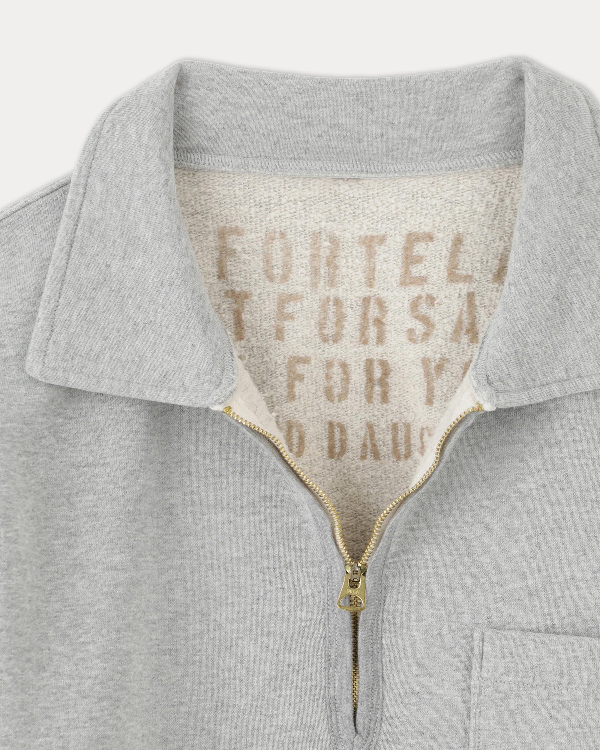 Yalep Felpa In Jersey Garzato Con Zip