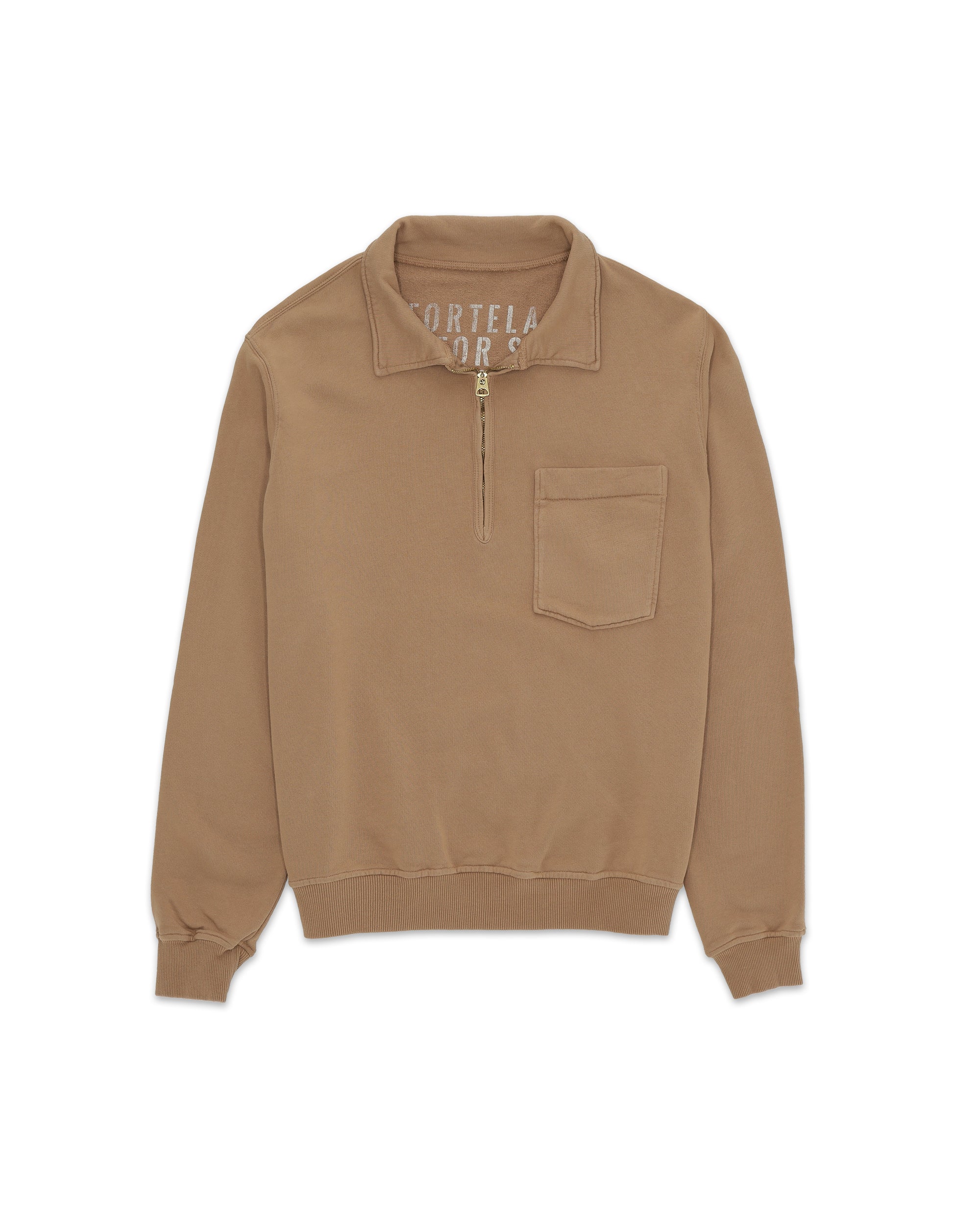 Yalep Felpa In Jersey Garzato Con Zip