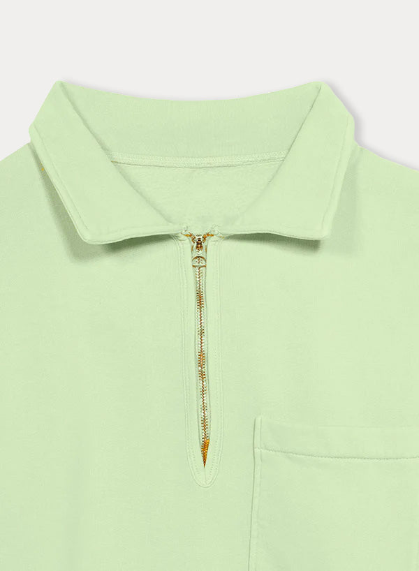 Yale Felpa In Jersey Felpato Con Colletto E Zip
