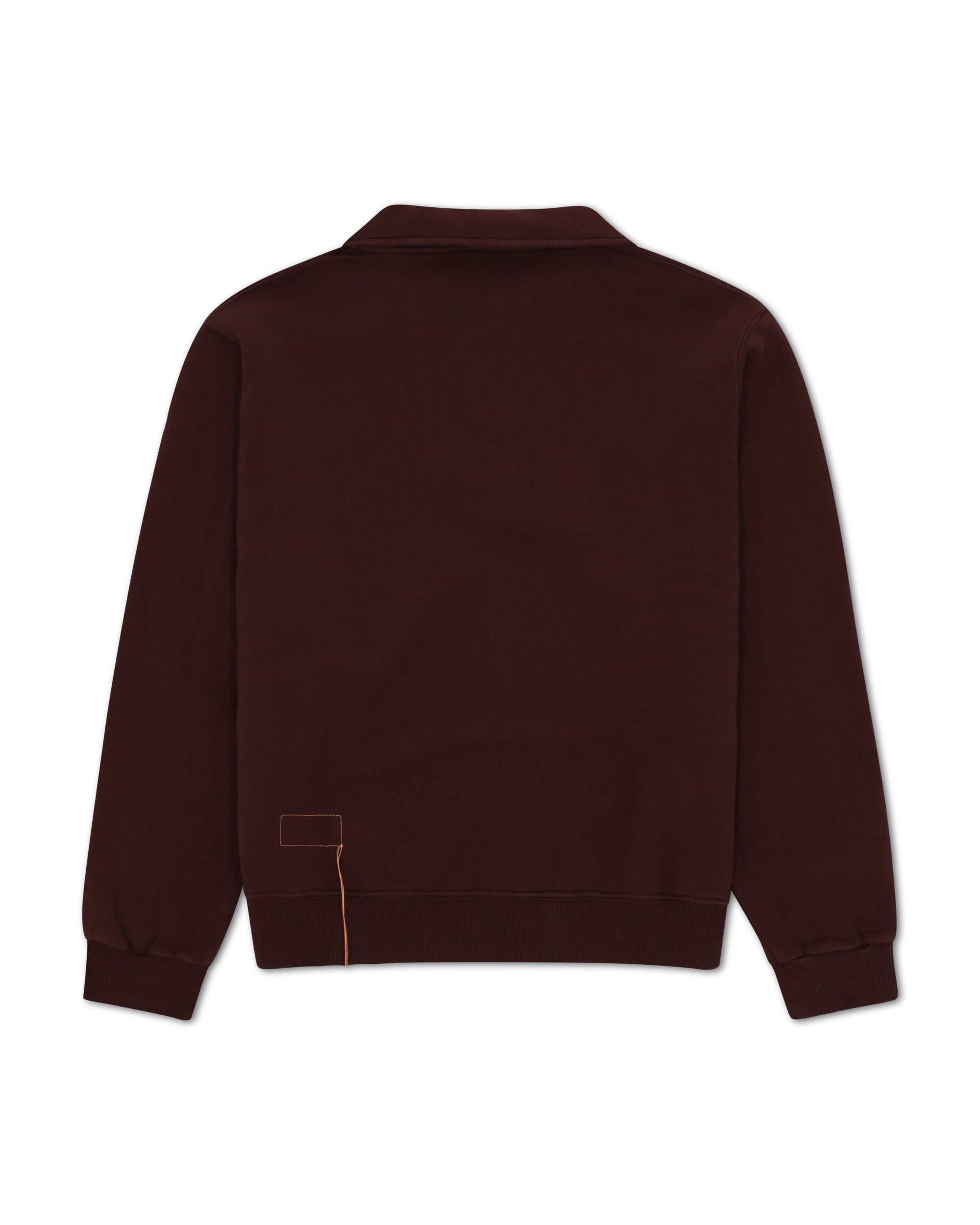 Yale Fleece Jersey Quarter Zip Collared Sweatshirt