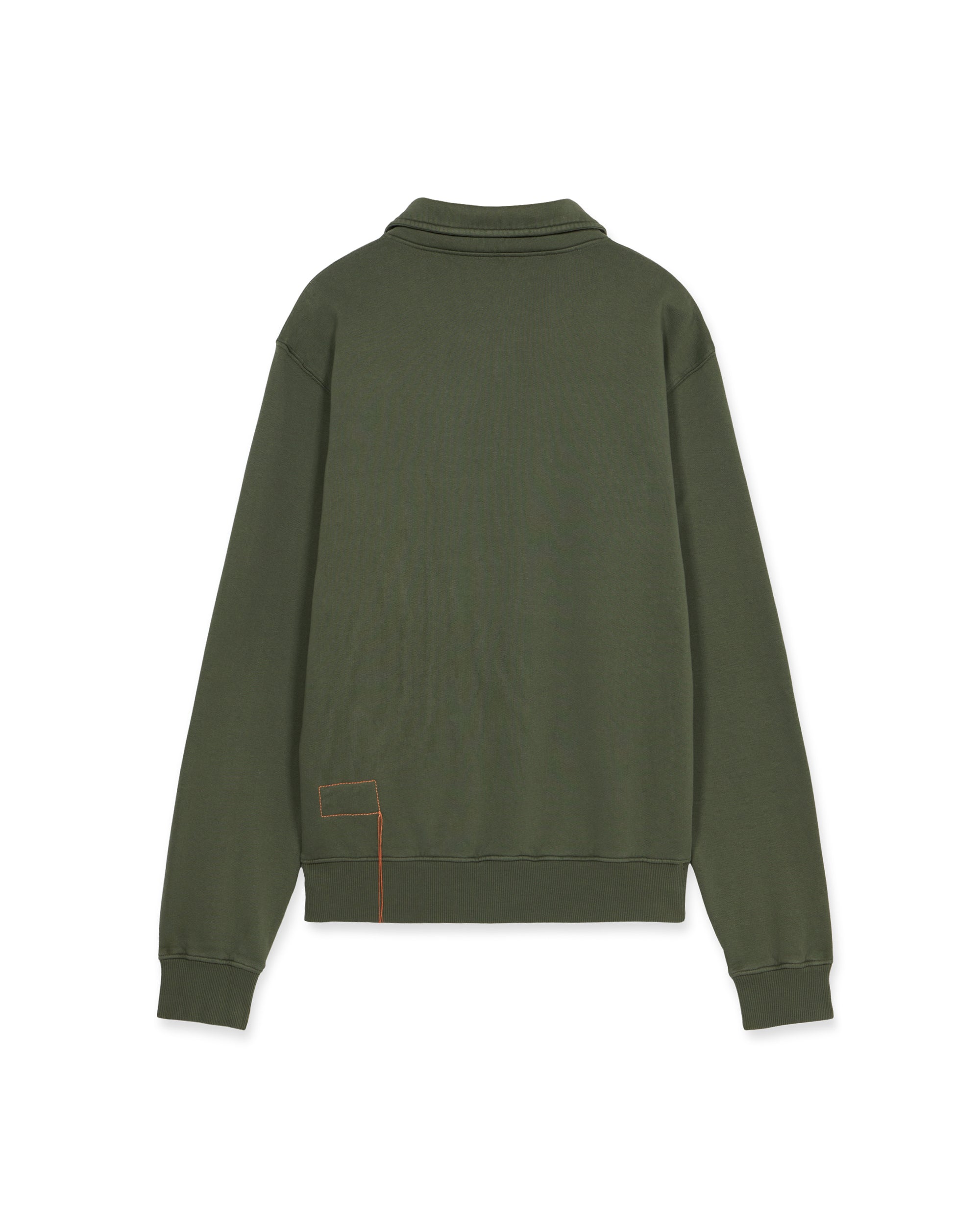 Yale Felpa In Cotone Felpato Con Colletto E Zip