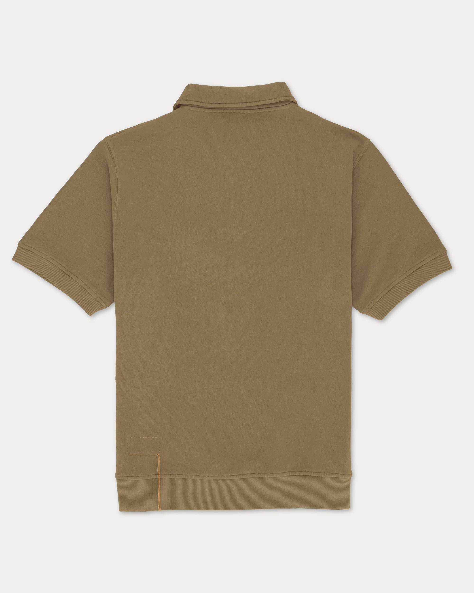 Yalepm Polo In Jersey Garzato Con Zip a Maniche Corte