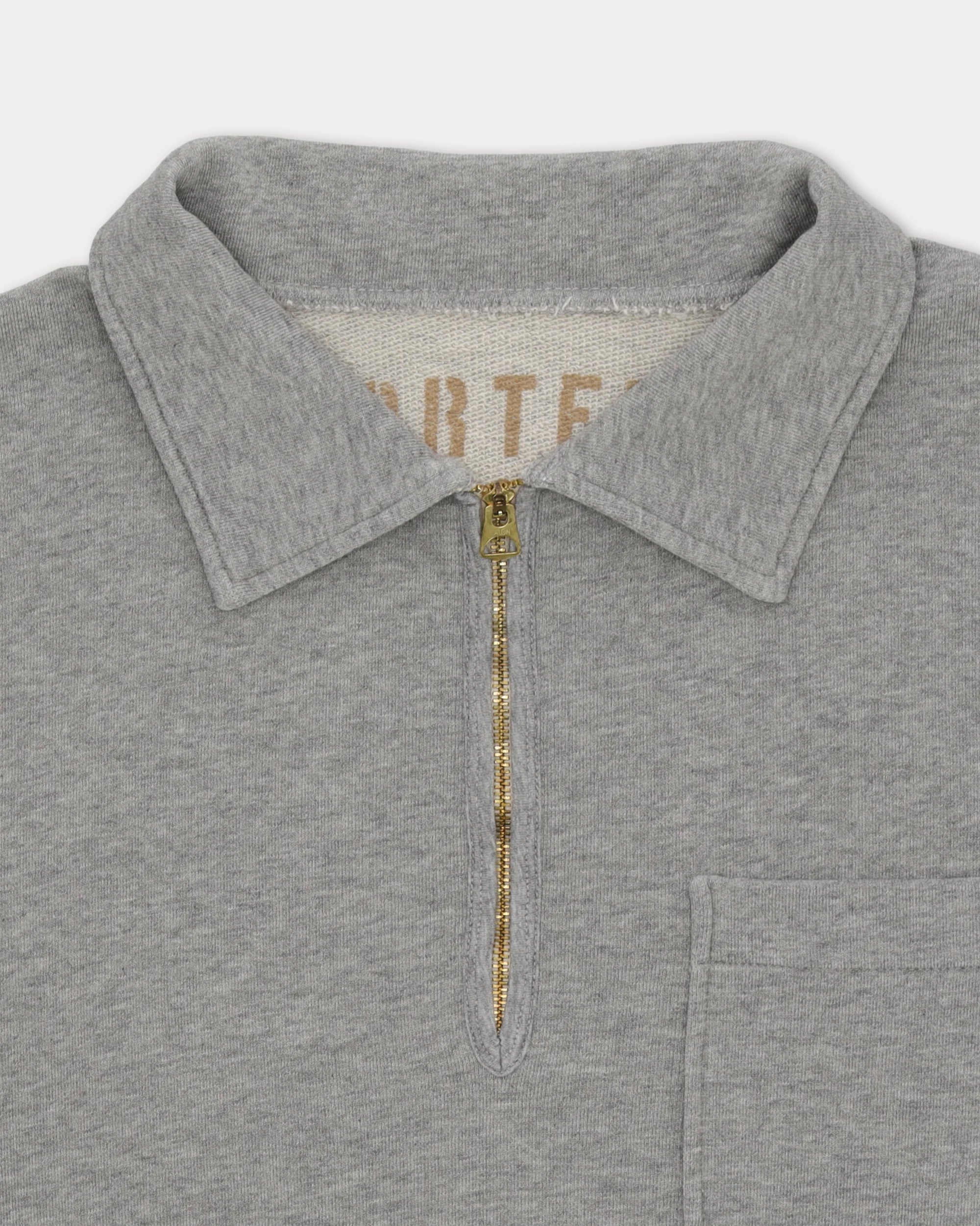Yalepm Polo In Jersey Garzato Con Zip a Maniche Corte