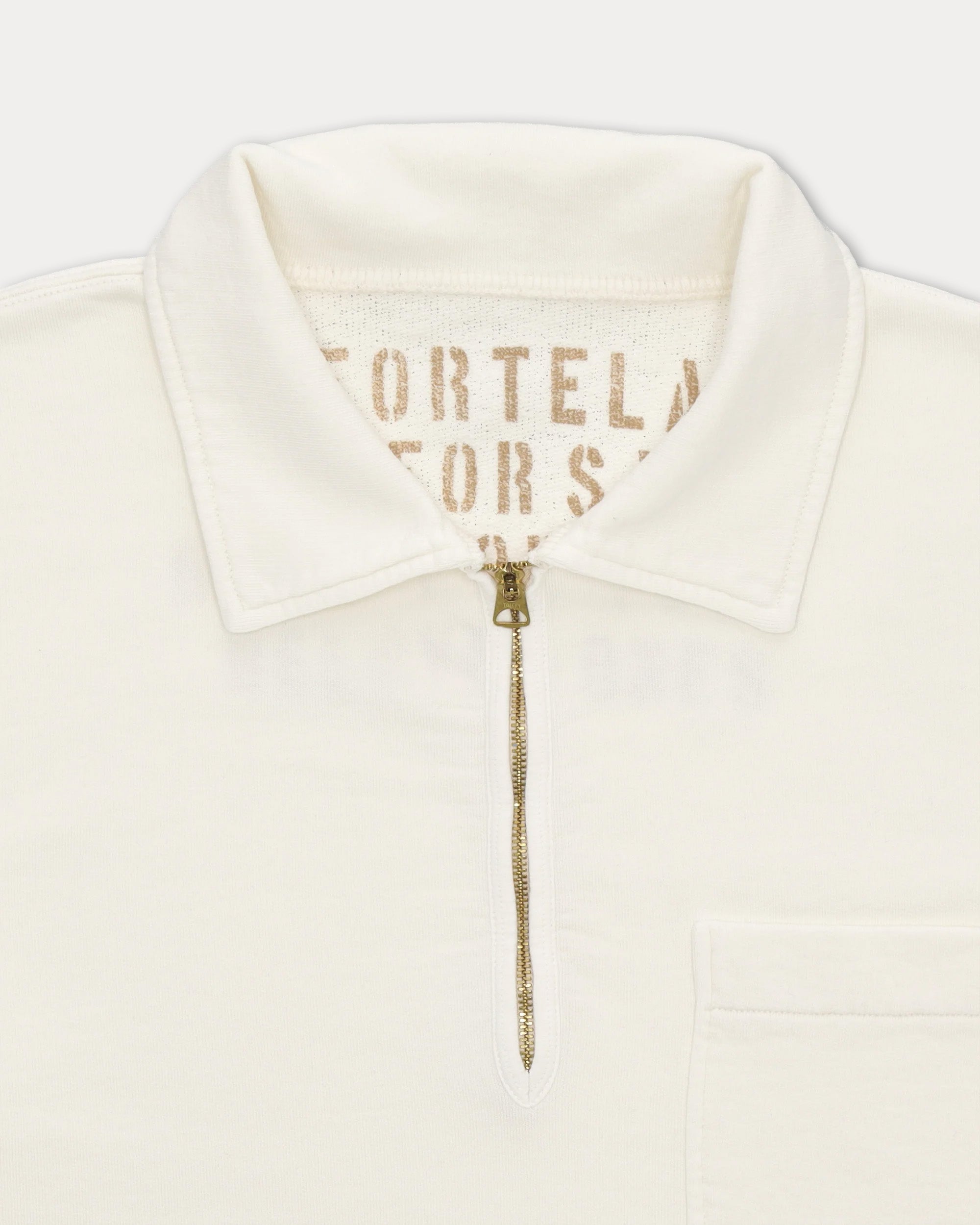 Yalepm Polo In Jersey Garzato Con Zip a Maniche Corte