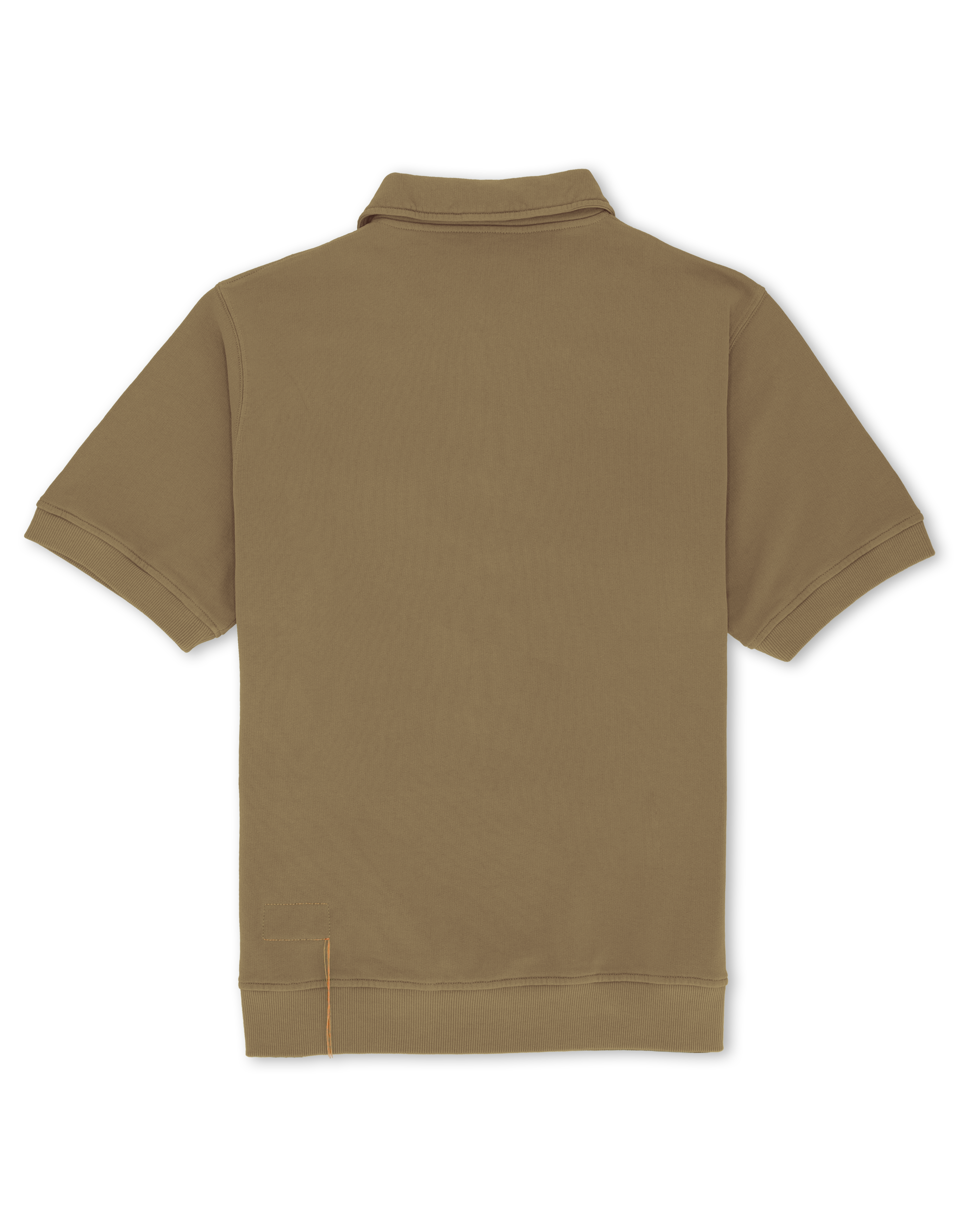 Yalepm Polo In Jersey Garzato Con Zip a Maniche Corte