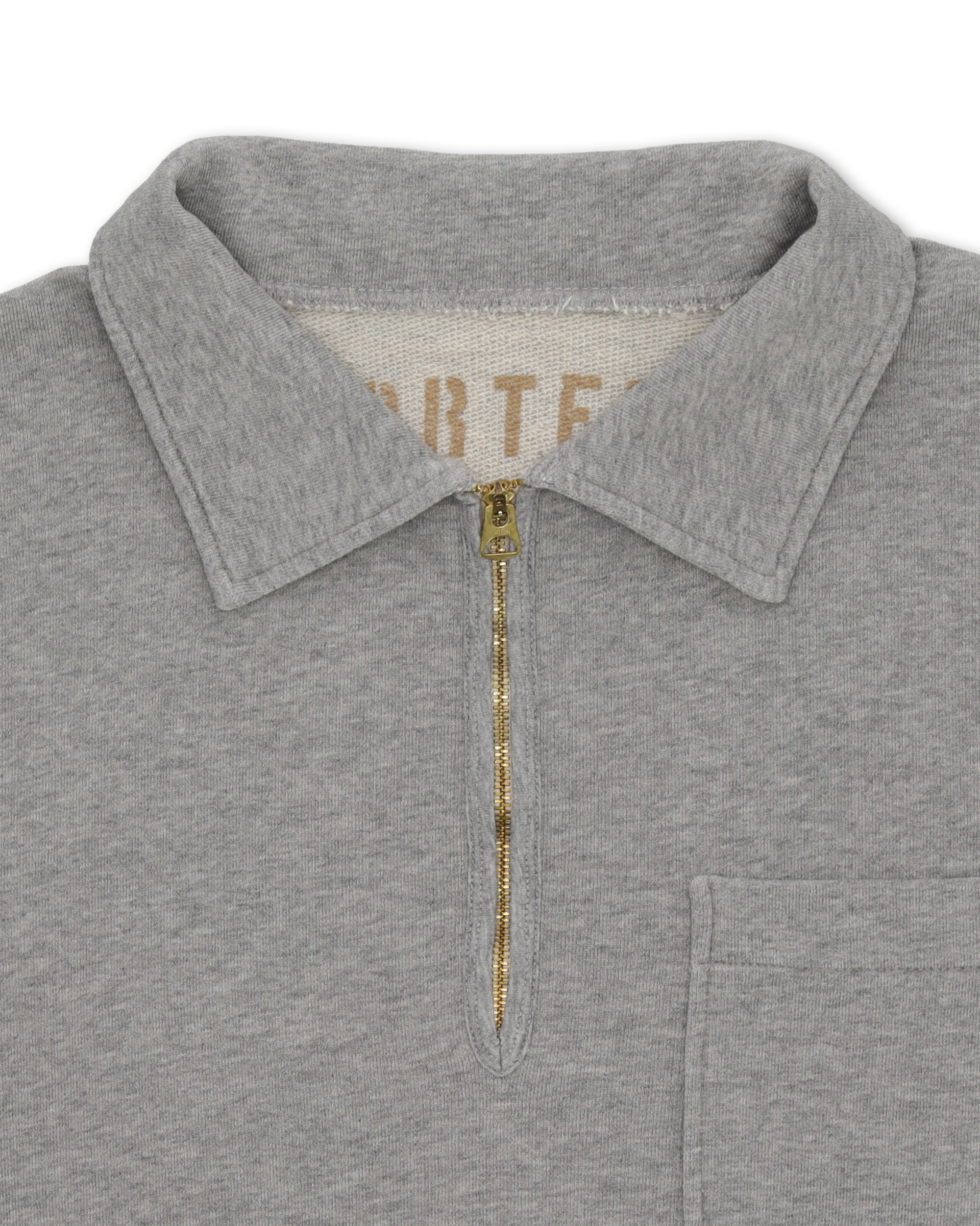 Yalepm Polo In Jersey Garzato Con Zip a Maniche Corte